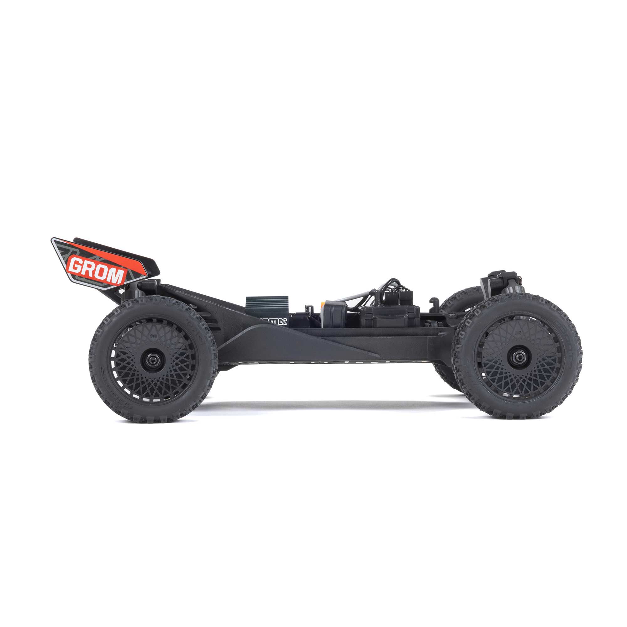 ARRMA 1/14 TYPHON GROM 4X4 RTR Brushed Buggy (Battery & Charger Included), Blue/Silver