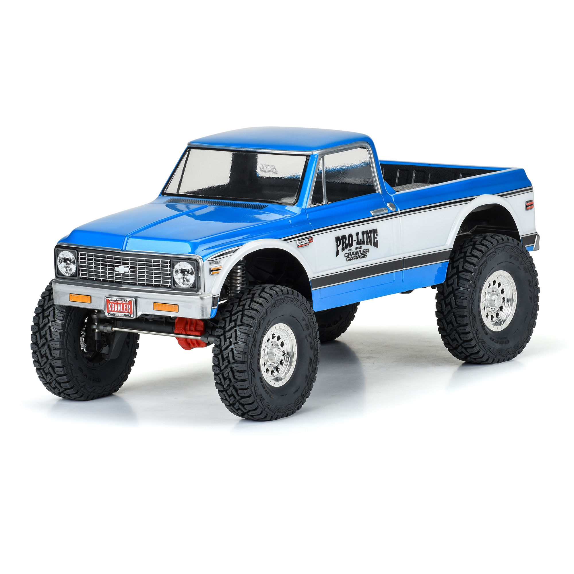 Pro-Line Racing 1/10 1972 Chevy K-10 Clear Body 12.3" Wheelbase Crawlers