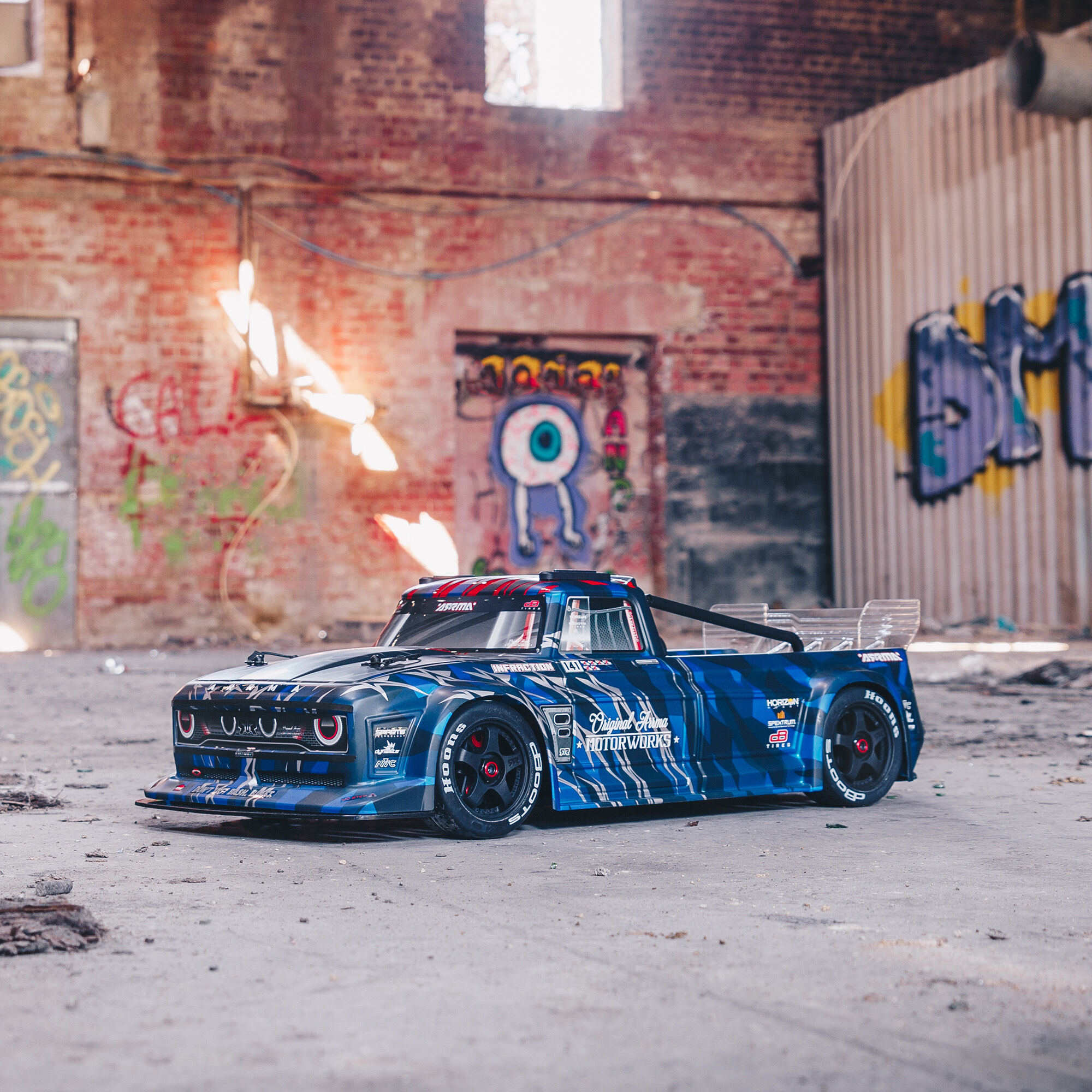 ARRMA 1/7 INFRACTION 6S AVC 4X4 RTR Brushless All-Road Street Bash, Blue