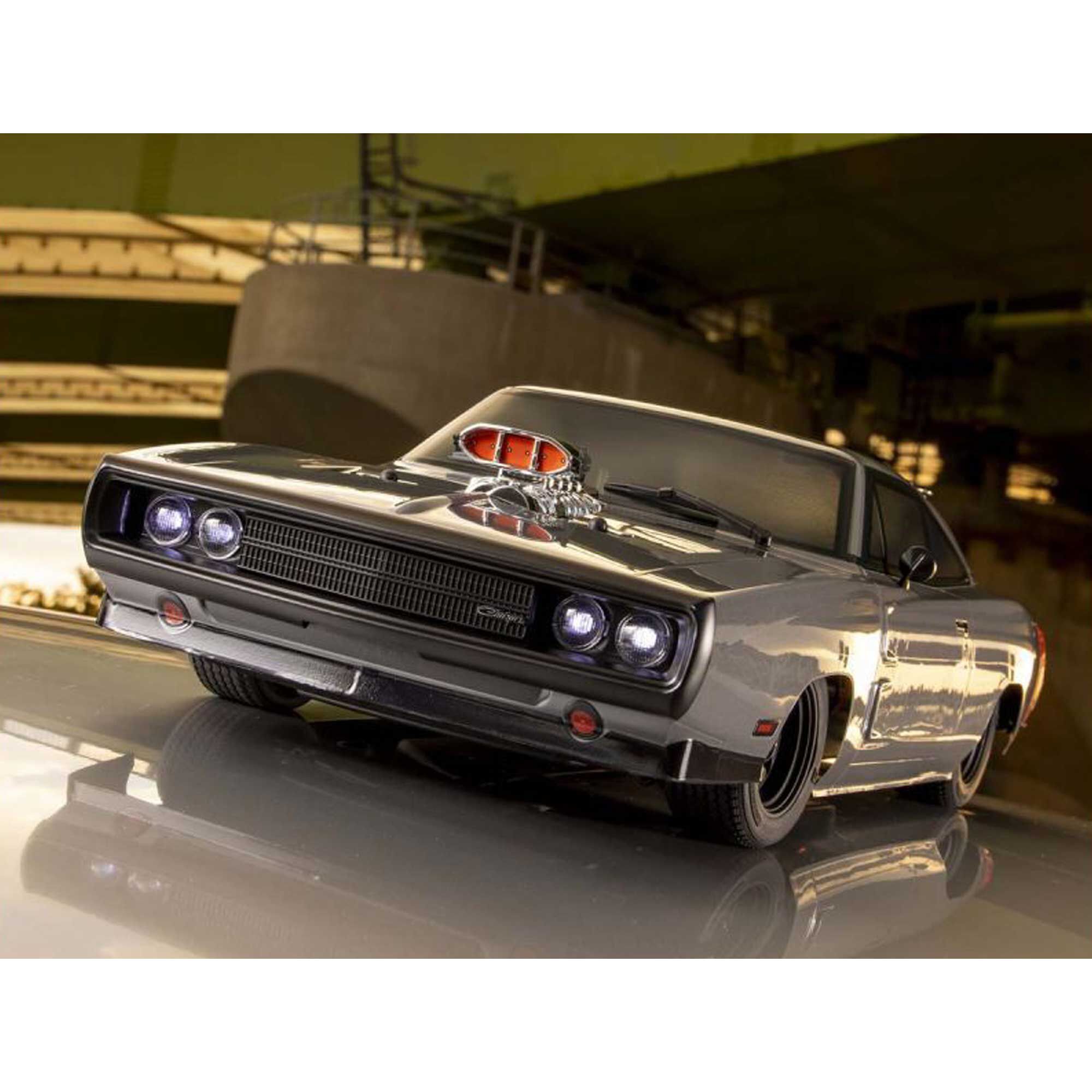 Kyosho 1/10 Fazer MK2 1970 Dodge Charger Supercharged 4x4 Brushless Electric Touring RTR, Gray