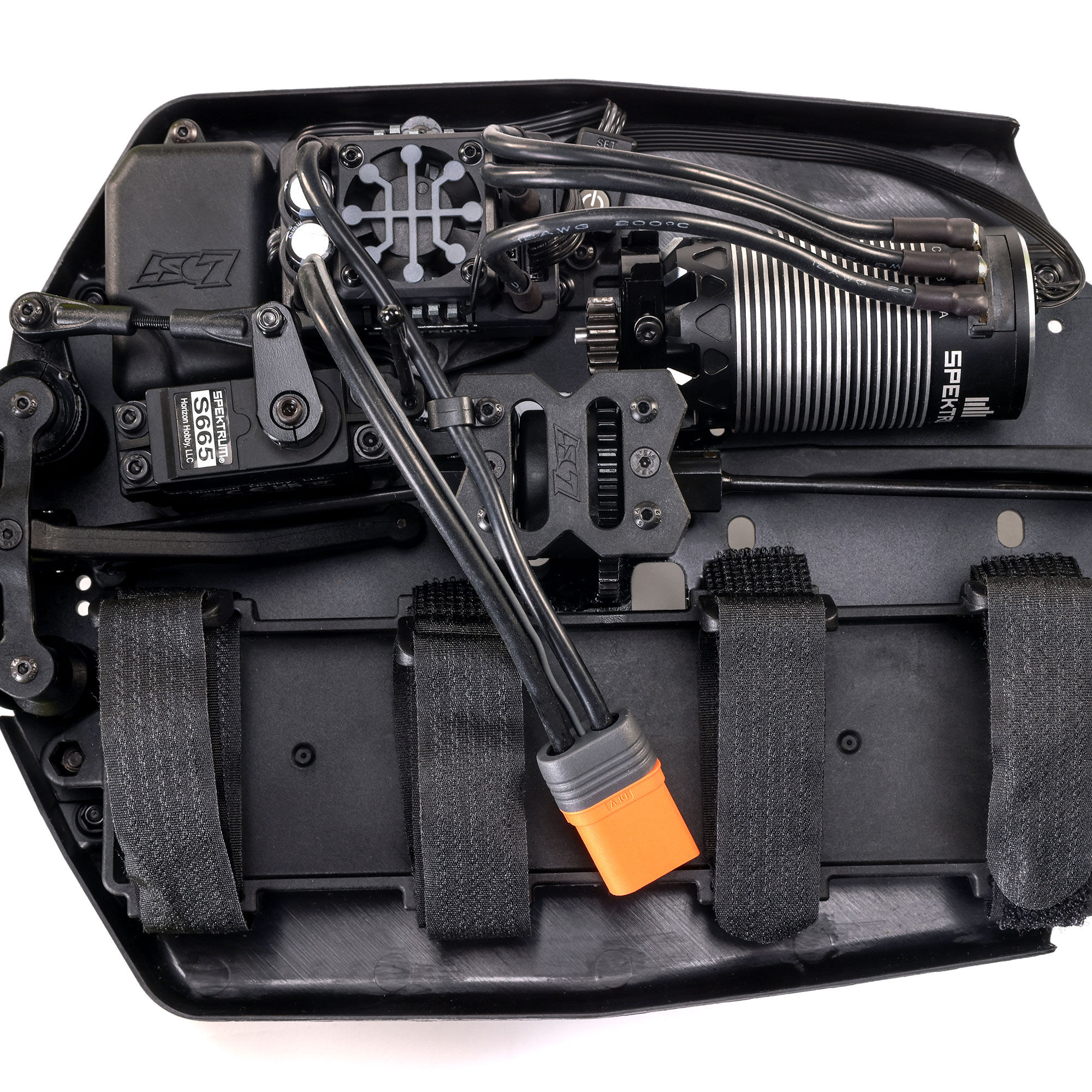 Losi 1/8 8IGHT-XTE 4S 4X4 RTR Brushless Race Truggy, Clear