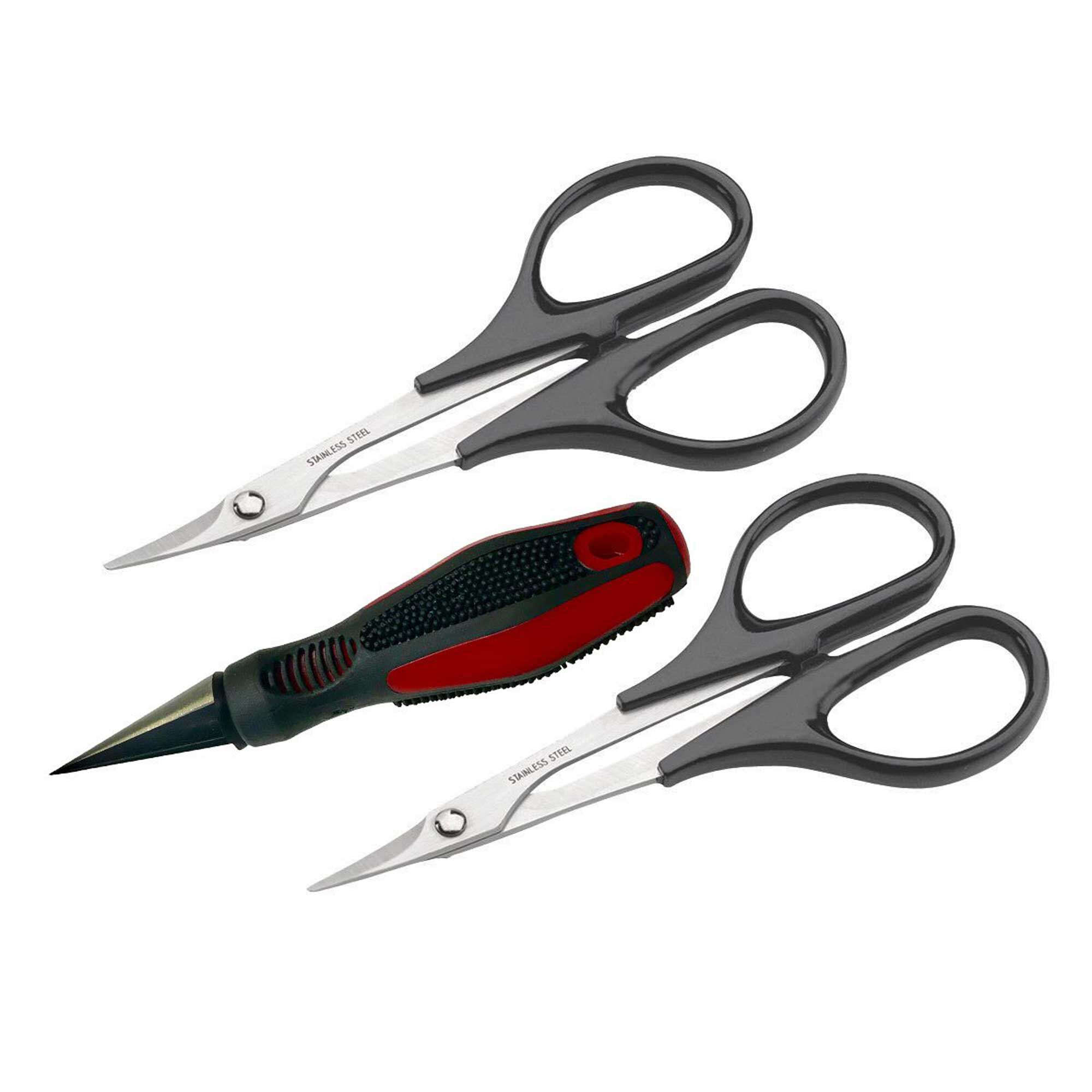 Dubro Products Body Reamer, Scissors (Curved and Straight) Set