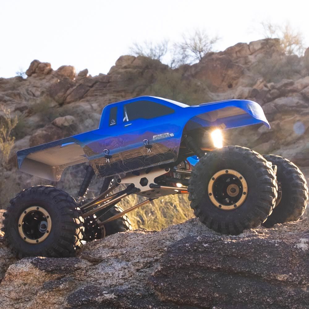 Redcat Racing 1/10 Everest-10 4WD Rock Crawler Brushed RTR, Blue/Black