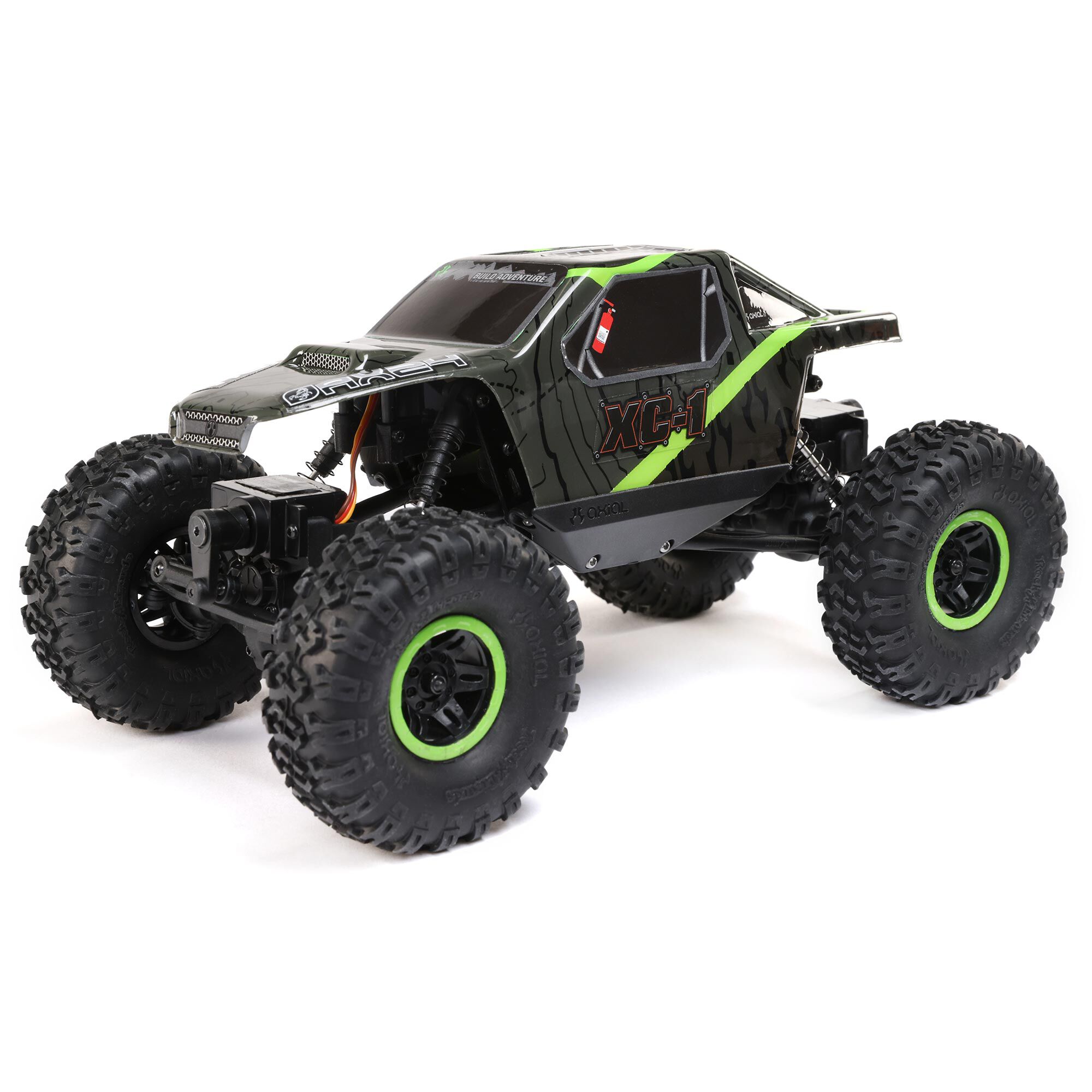Axial 1/24 AX24 XC-1 4WS 4X4 RTR Brushed Rock Crawler (Battery & Charger Included), Green