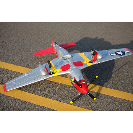 FMS P-51D Red Tail V8 PNP, 1450mm