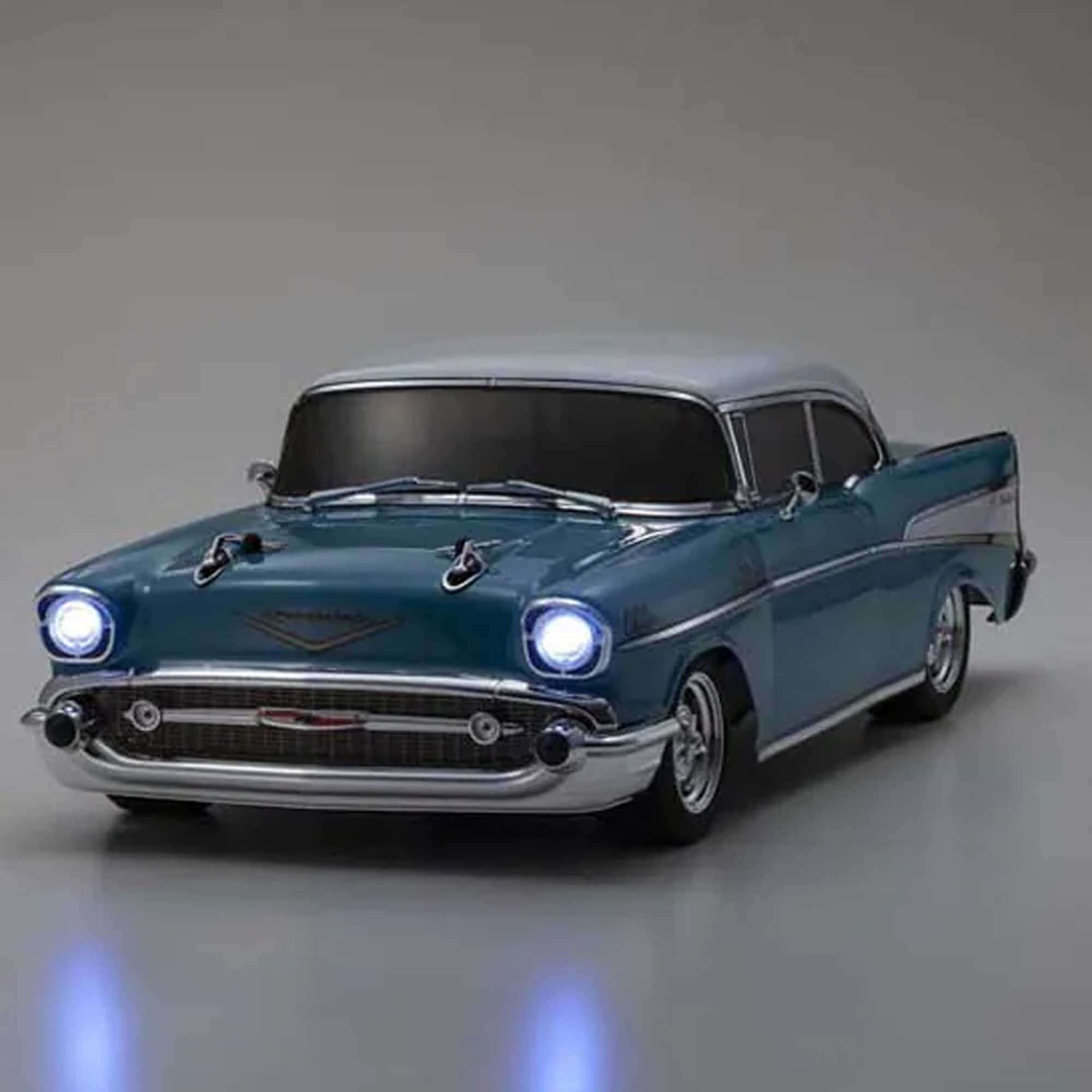 Kyosho 1/10 Chevy Bel Air Coupe Fazer Mk2 4x4 On-Road Touring Car RTR, Turquoise