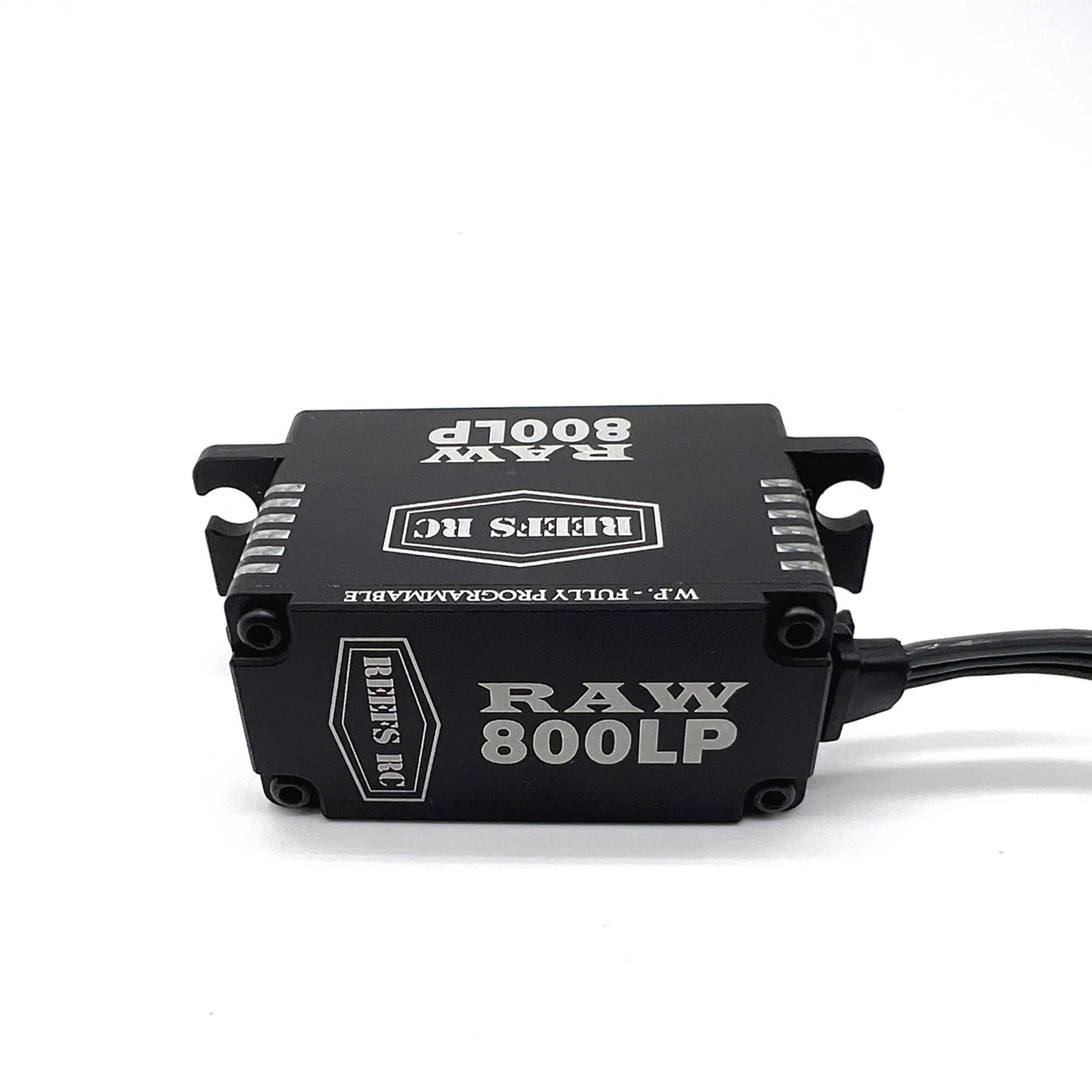 REEFS RC RAW 800LP Low Profile Digital Metal Gear Waterproof Programmable Servo, Black