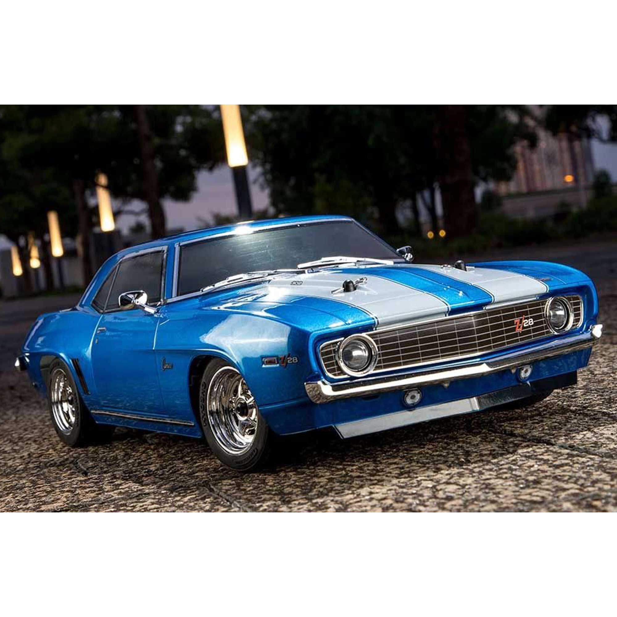 Kyosho 1/10 Fazer Mk2 1969 Chevy Camaro Z/28 4x4 Electric Touring RTR, Le Mans Blue