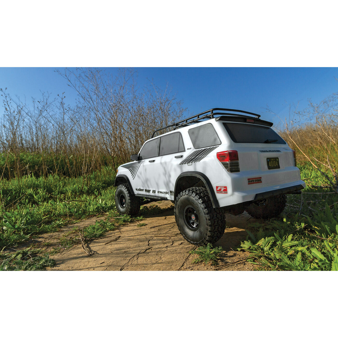 Team Associated 1/10 Enduro Trail Truck, Trailrunner 4X4 RTR, White, LiPo Combo