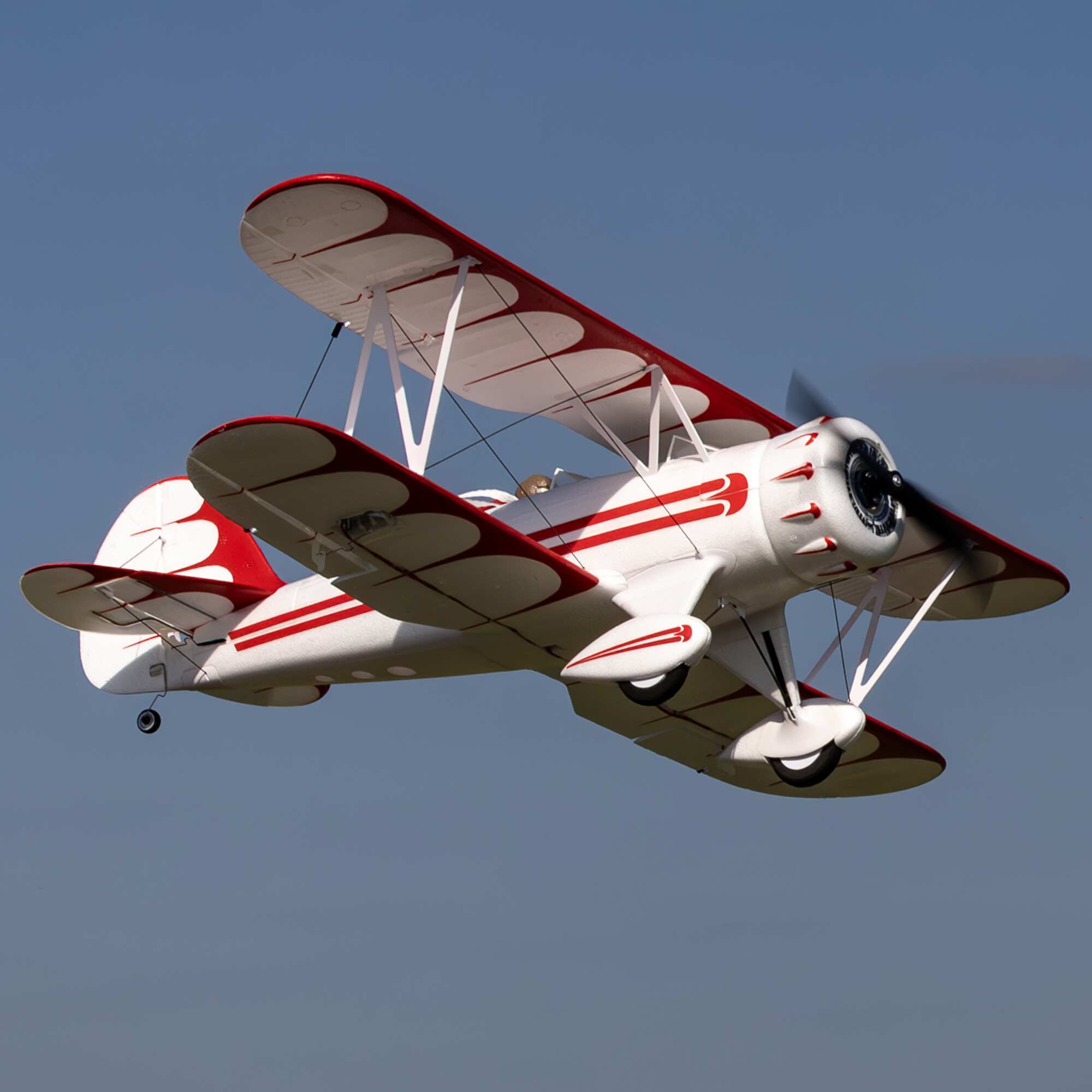 E-flite UMX WACO BNF Basic with AS3X and SAFE Select, White