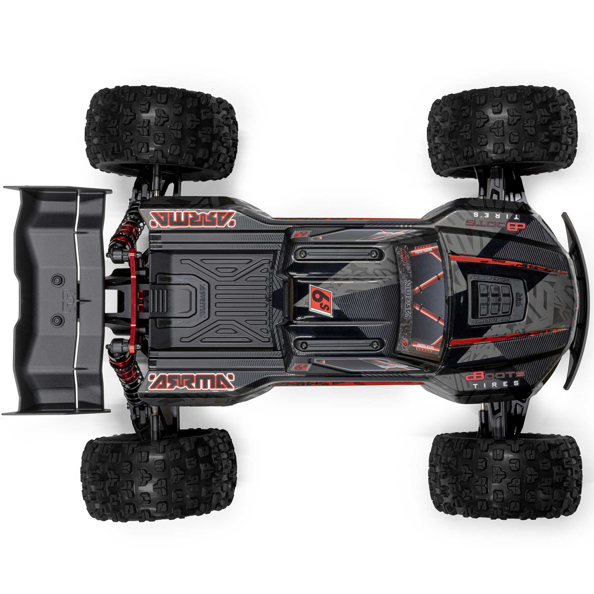 ARRMA 1/8 KRATON 6S EXB 4X4 RTR Brushless Speed Truck, BLACK