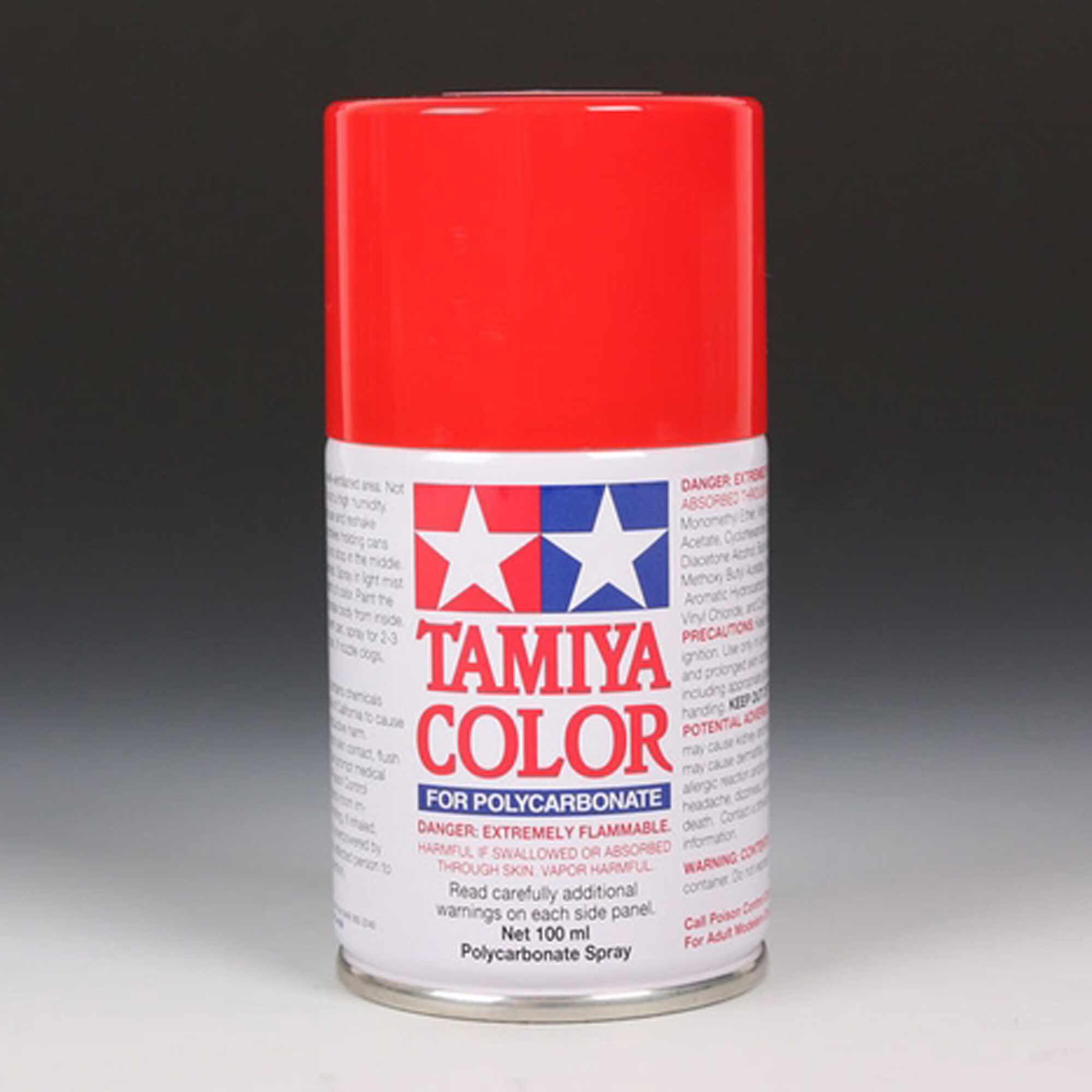 Tamiya Polycarbonate PS-34 Bright Red, Spray 100 ml