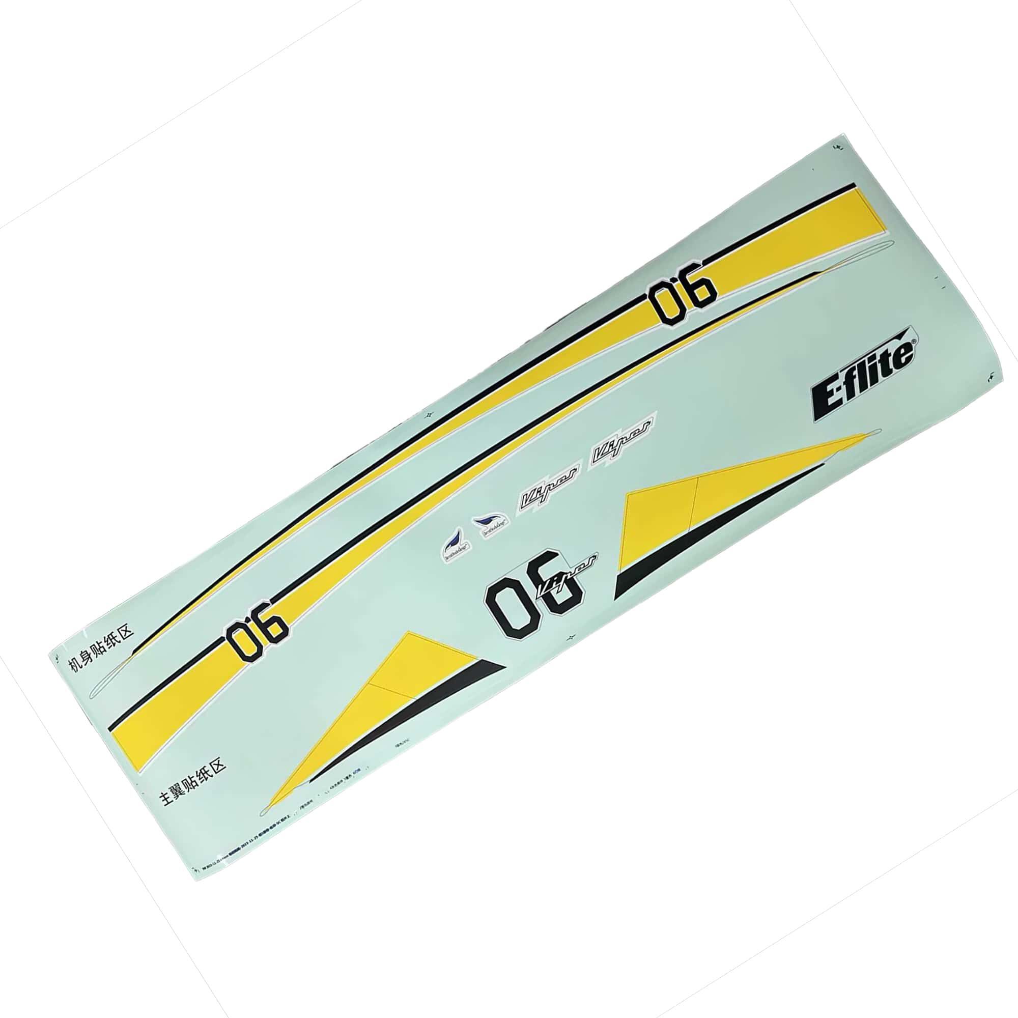 E-flite Decal Set: Viper 64mm EDF Jet