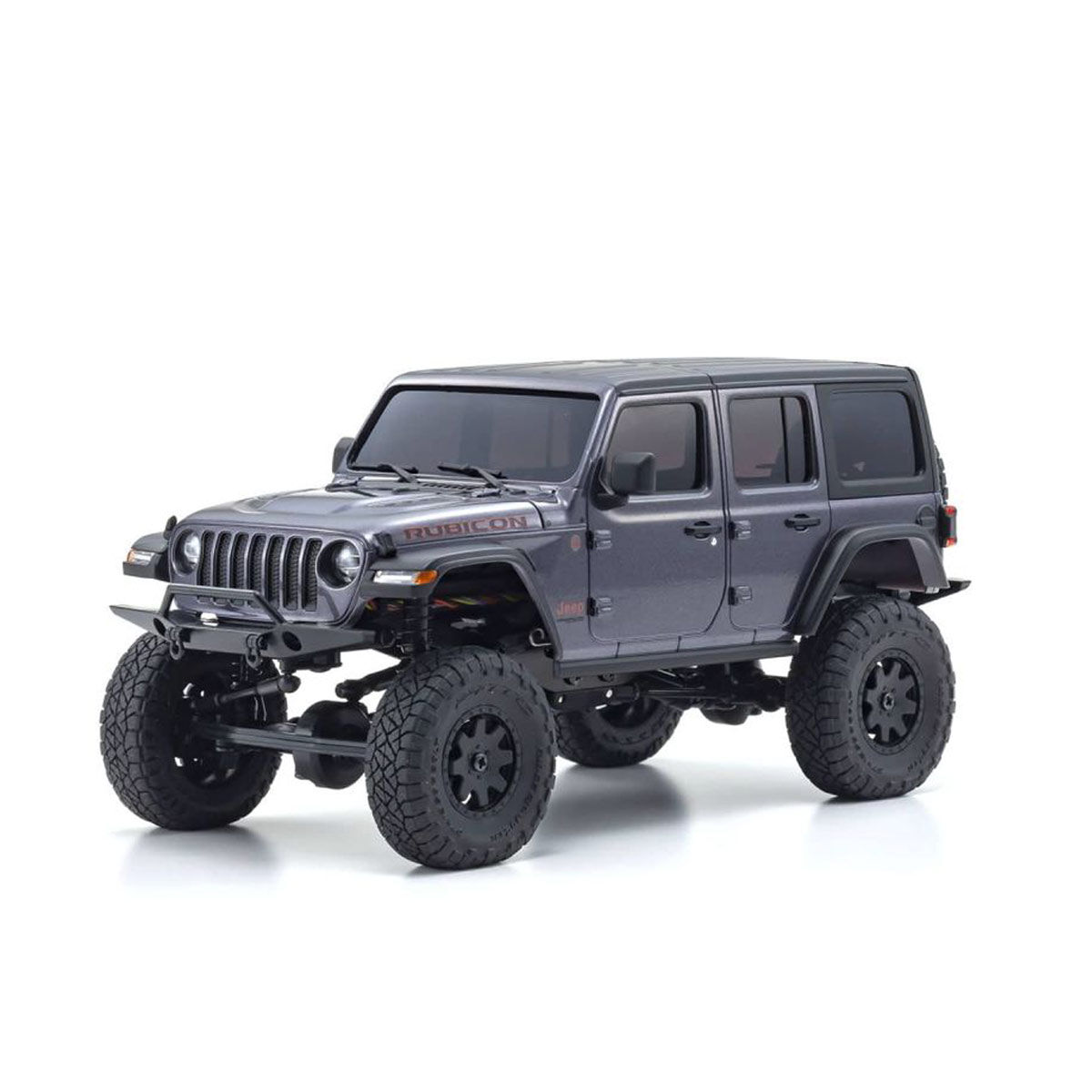 Kyosho 1/28 Jeep Wrangler Unlimited Rubicon MINI-Z 4x4 Crawler RTR, Metallic Granite