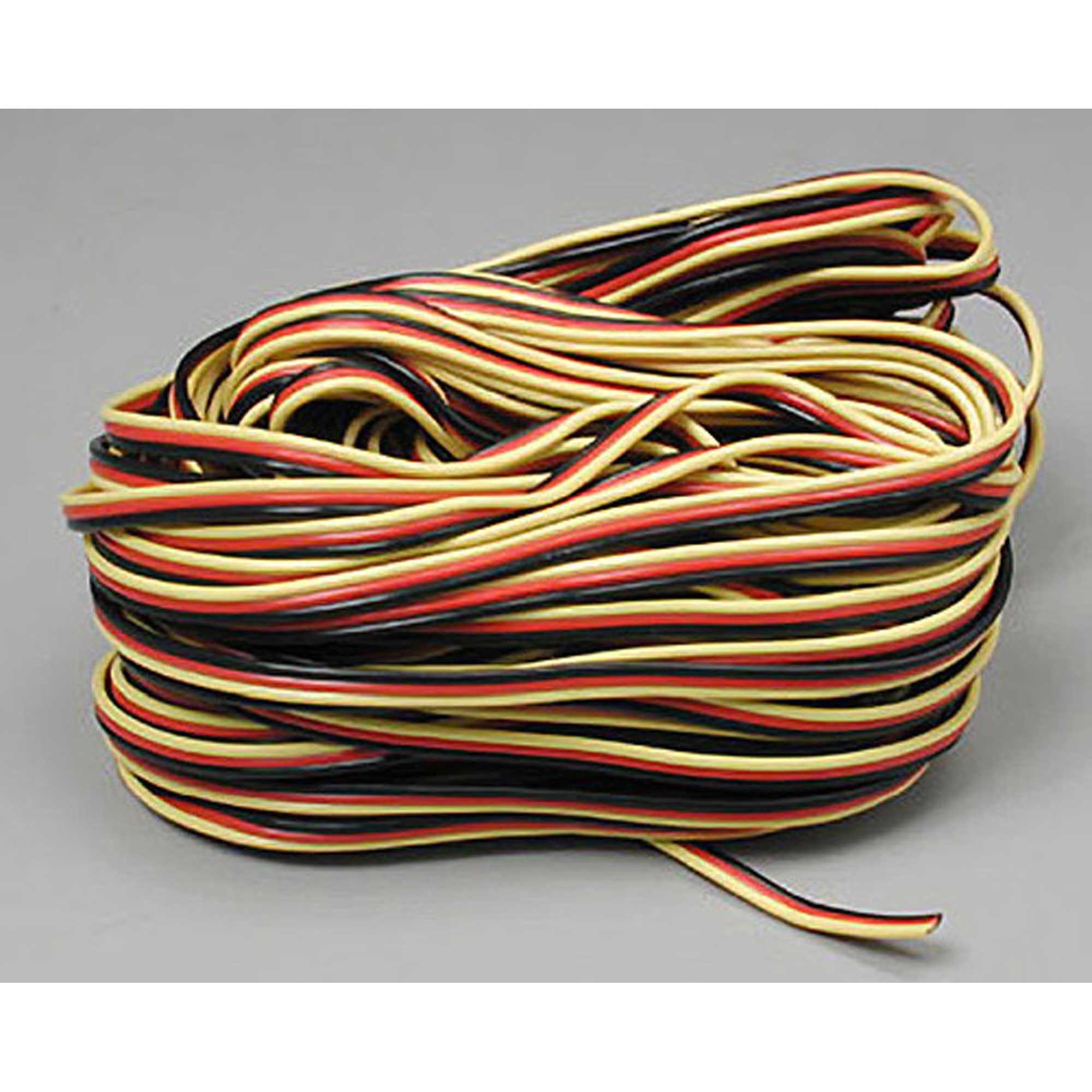 Hitec RCD Inc. Servo Wire: 50' 3-Color