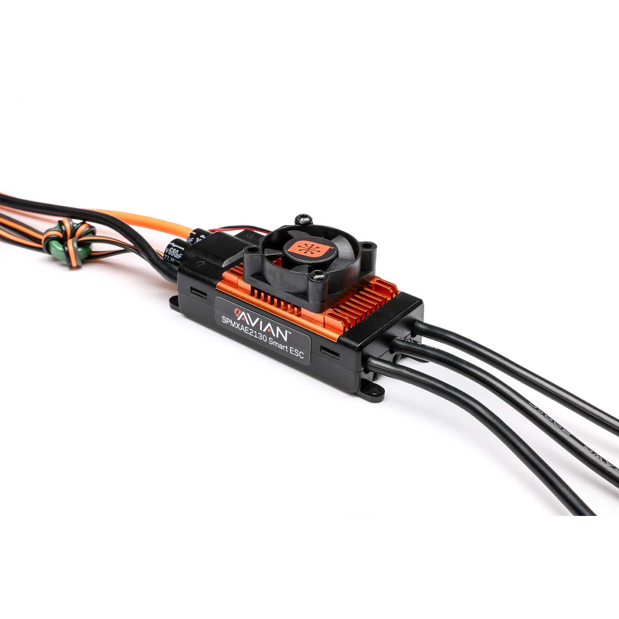Spektrum Accessories Avian 130-Amp Pro Smart Brushless ESC, 3S-6S