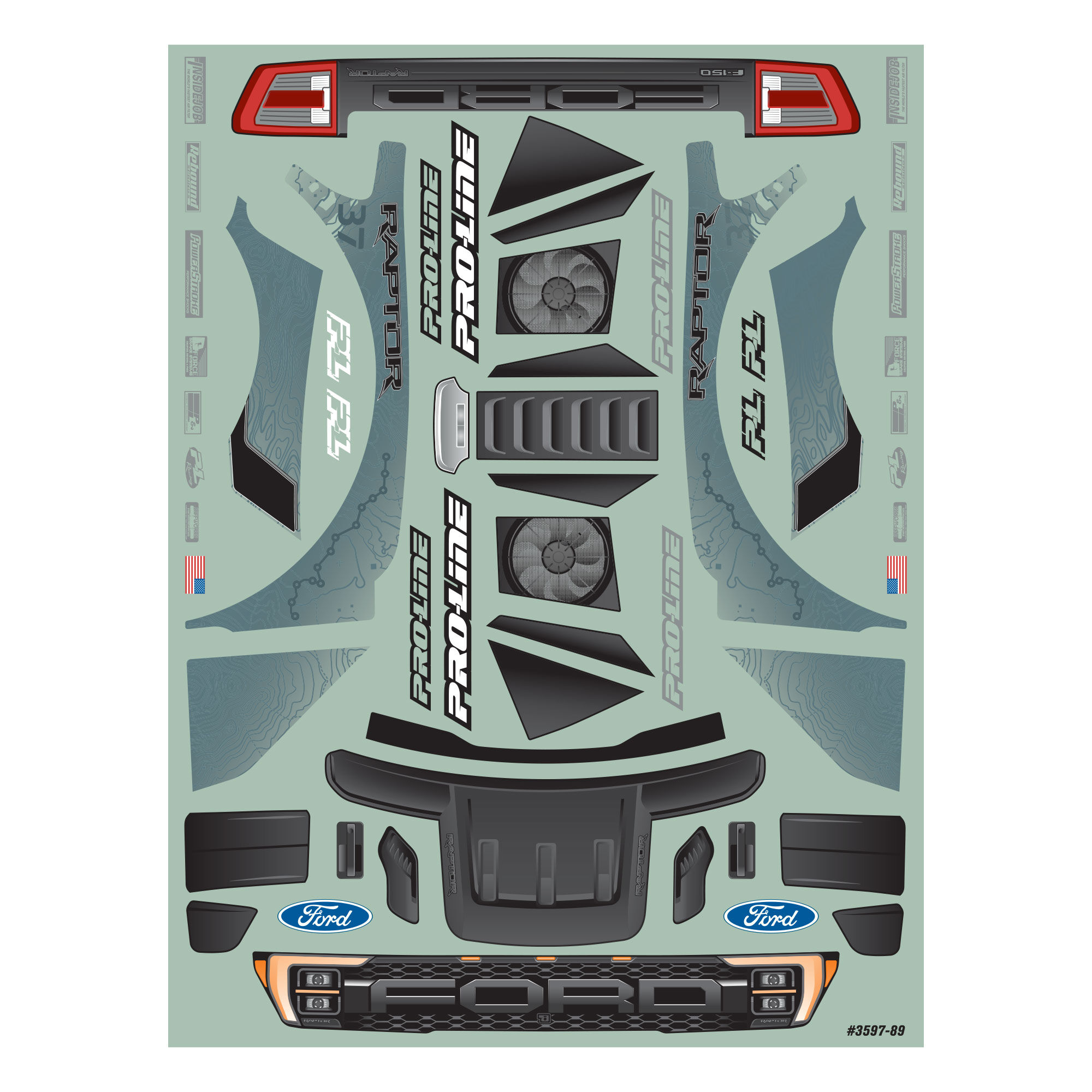 Pro-Line Racing 1/10 2022 Ford F-150 Raptor Clear Body: Vorteks