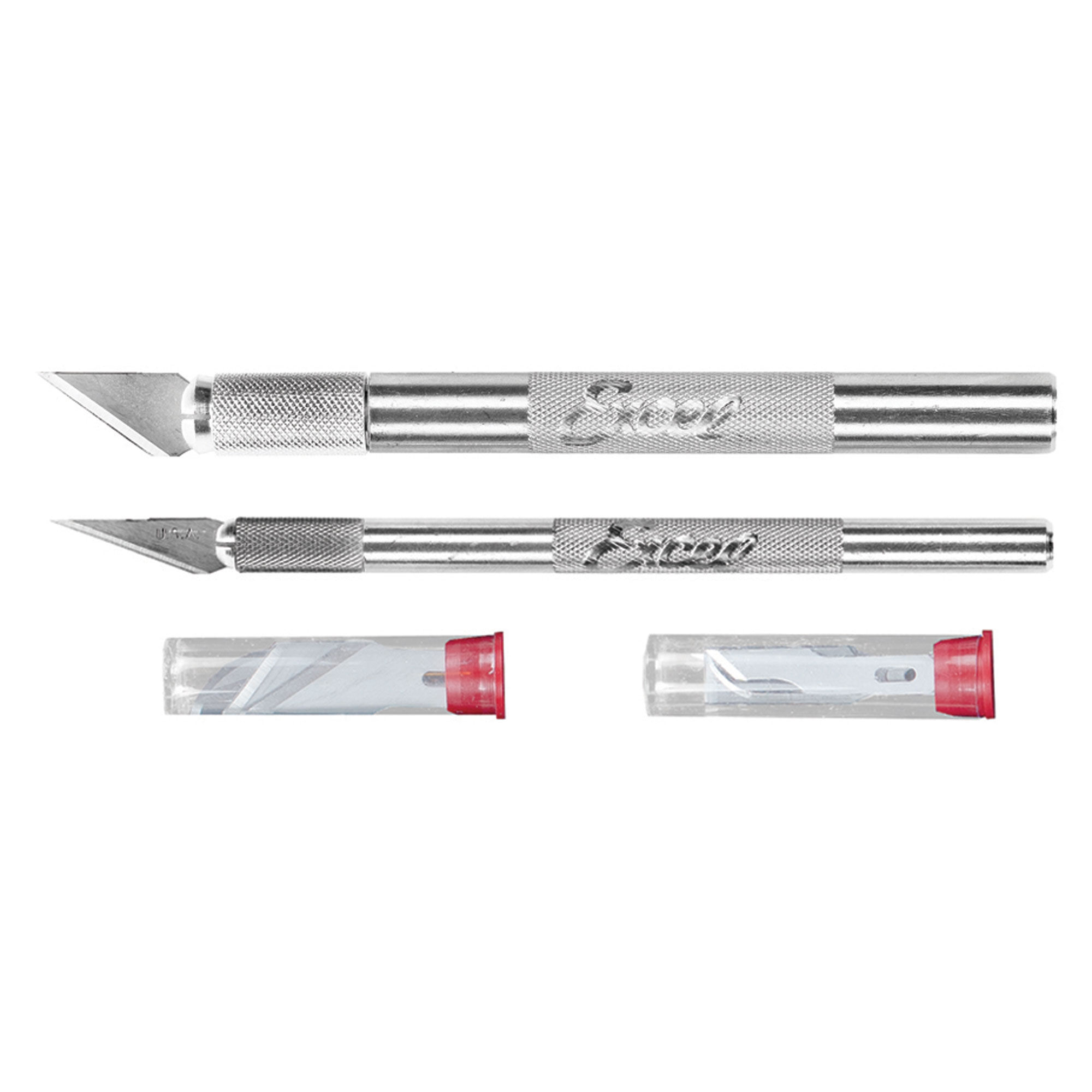 Excel Hobby Blade Corp Hobby Knife Set:K1 & K2 with 10 Blades