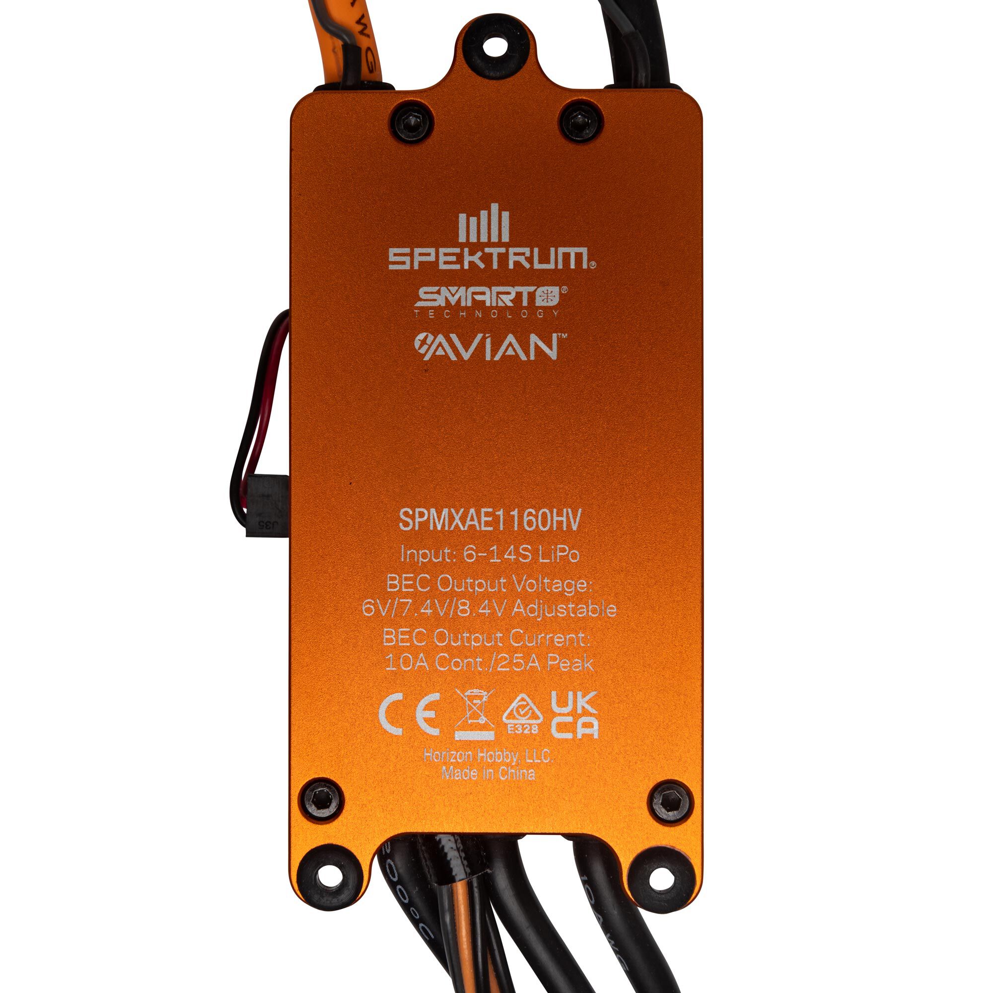 Spektrum Accessories Avian 160-Amp HV Brushless Smart ESC 6S-14S