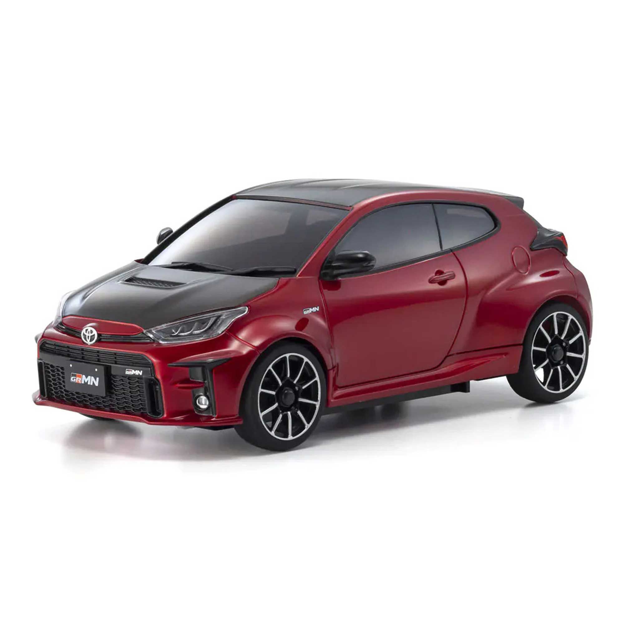 Kyosho 1/28 Toyota GRMN Yaris Rally Package MA-02 MINI-Z AWD RTR, Emotional Red