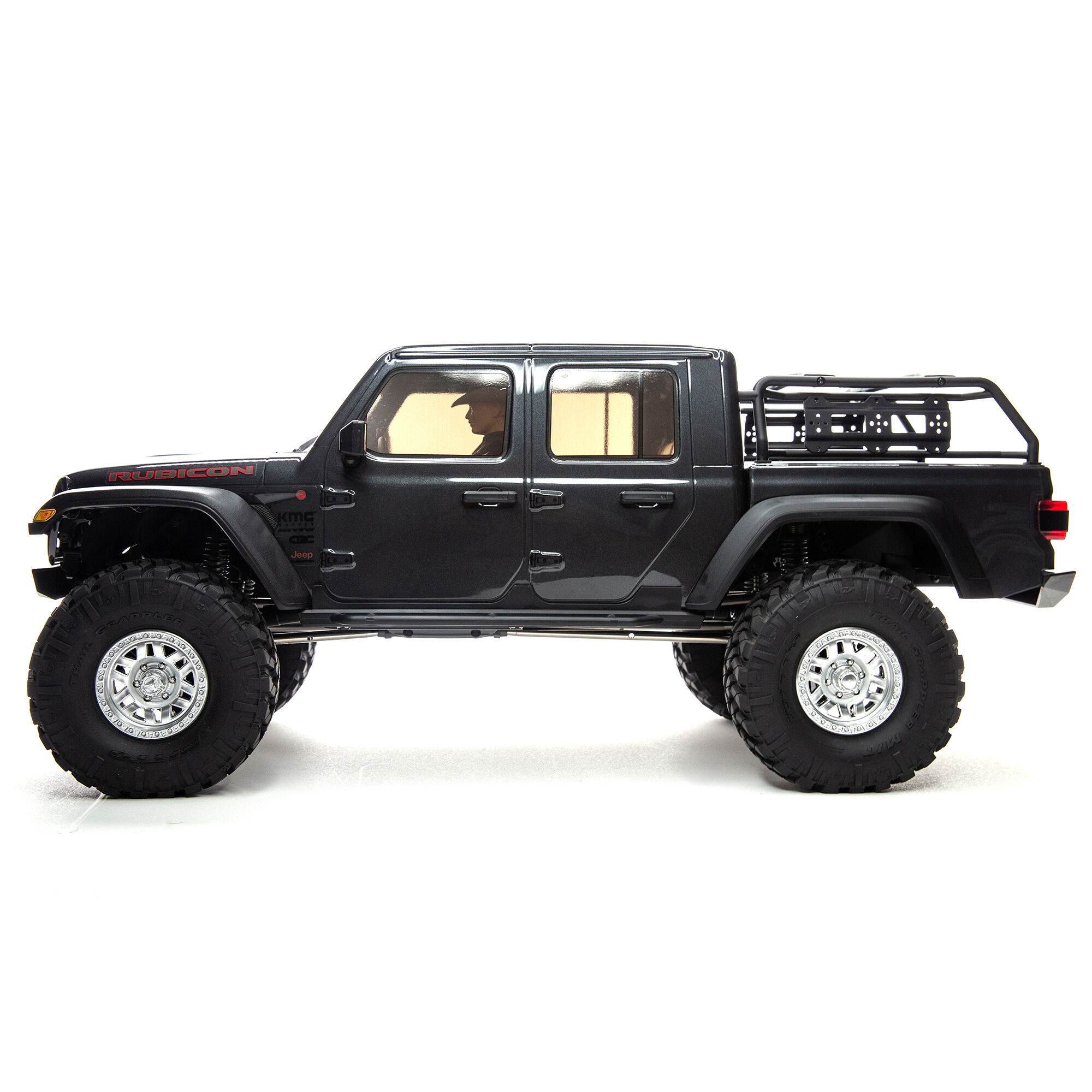 Axial 1/10 SCX10 III Jeep JT Gladiator 4X4 RTR Brushed Rock Crawler, Gray