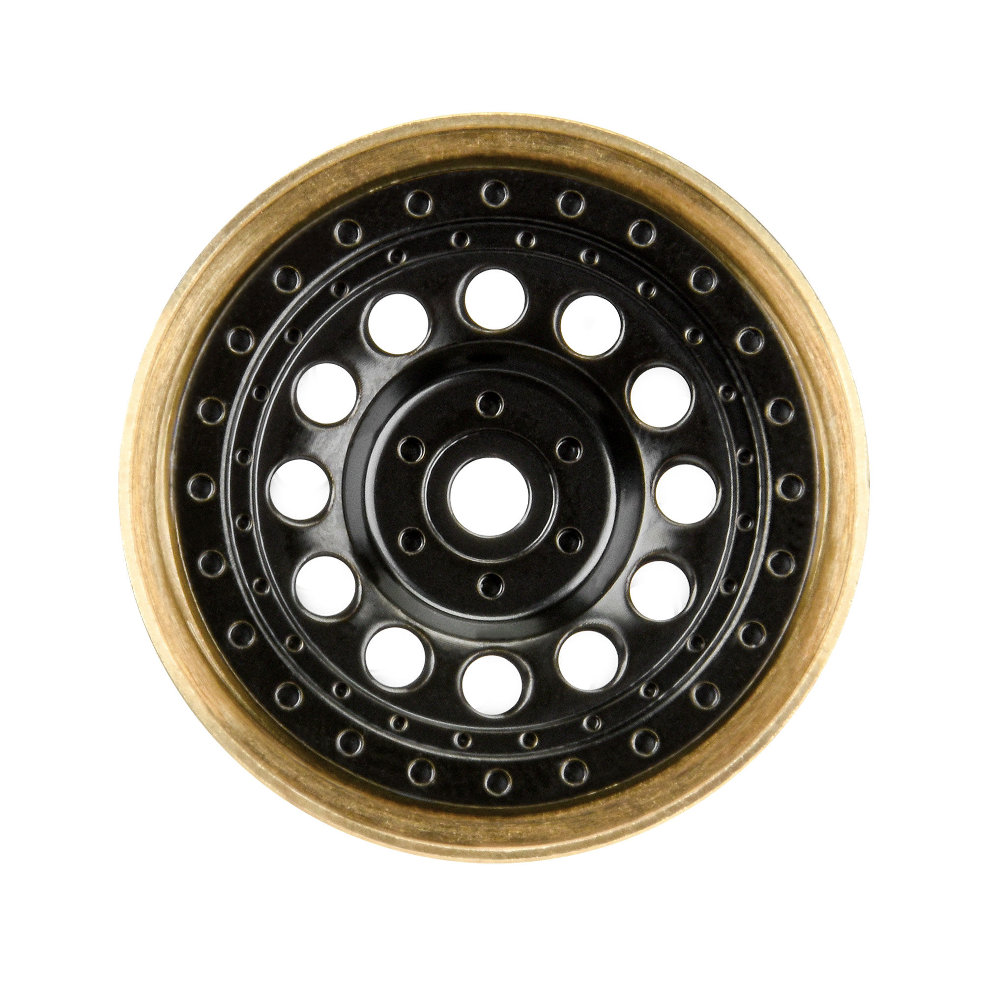 Pro-Line Racing 1/24 Rock Shooter Brass F/R 1.0" 7mm Crawler Wheels (2) Black