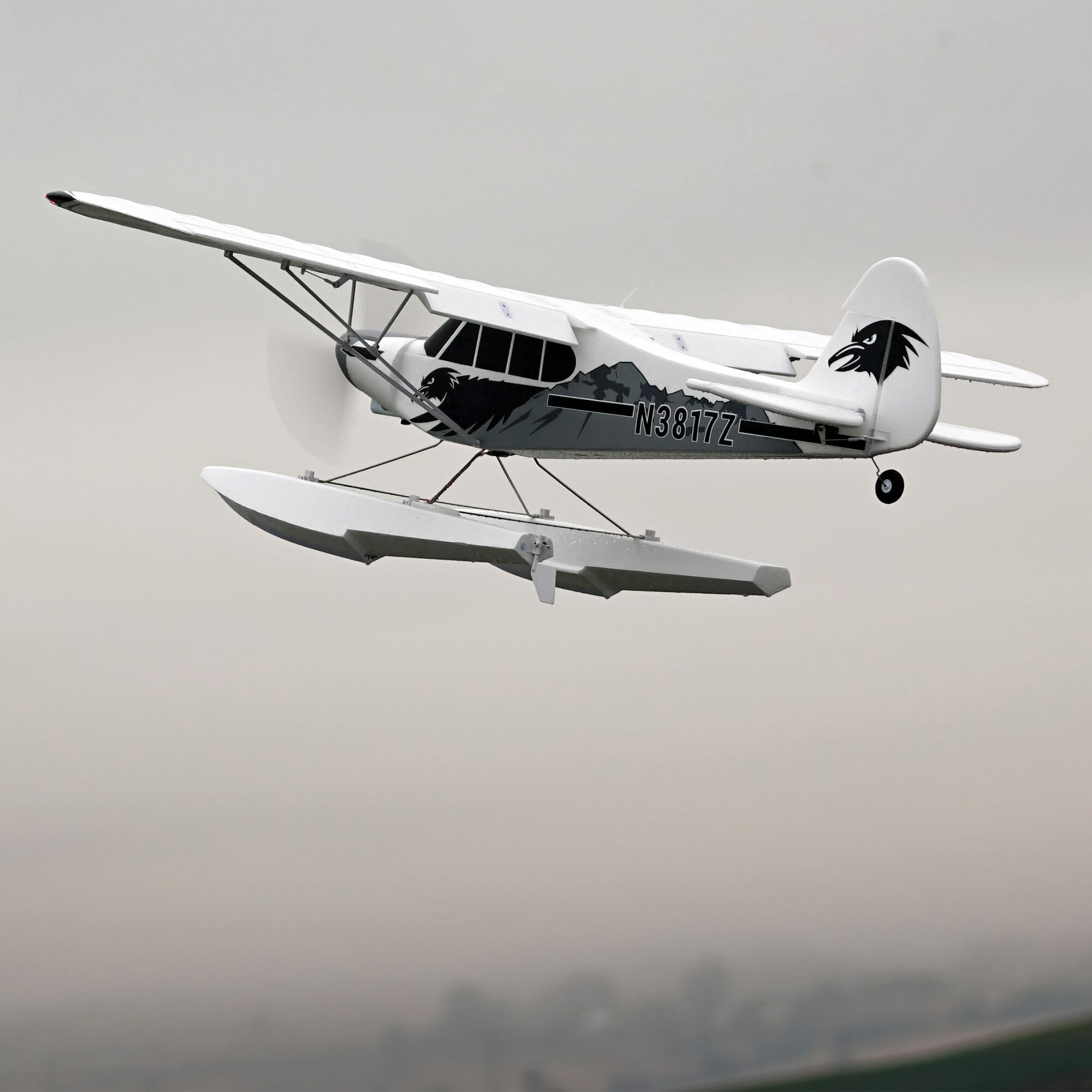 FMS PA-18 Super Cub 1700mm PNP with Floats and Reflex