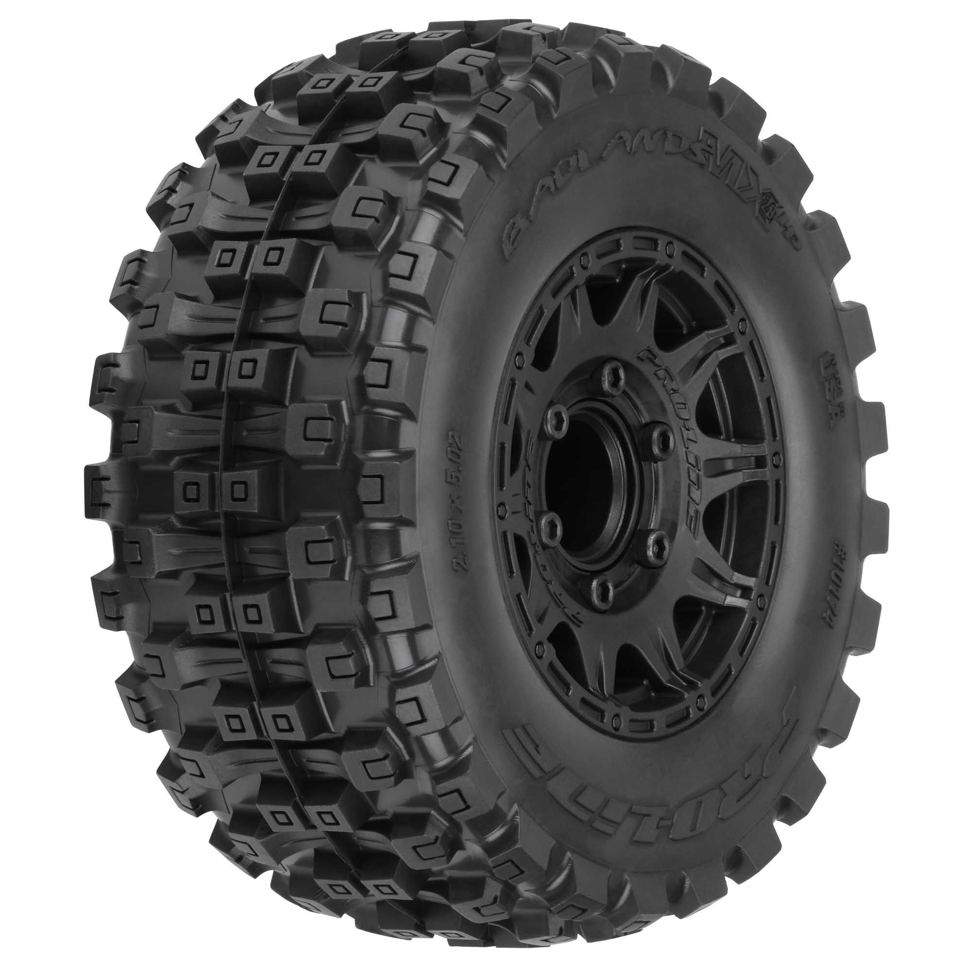 Pro-Line Racing 1/10 Badlands MX28 BELTED F/R 2.8" MT Tires MTD 12mm/14mm Raid (2)