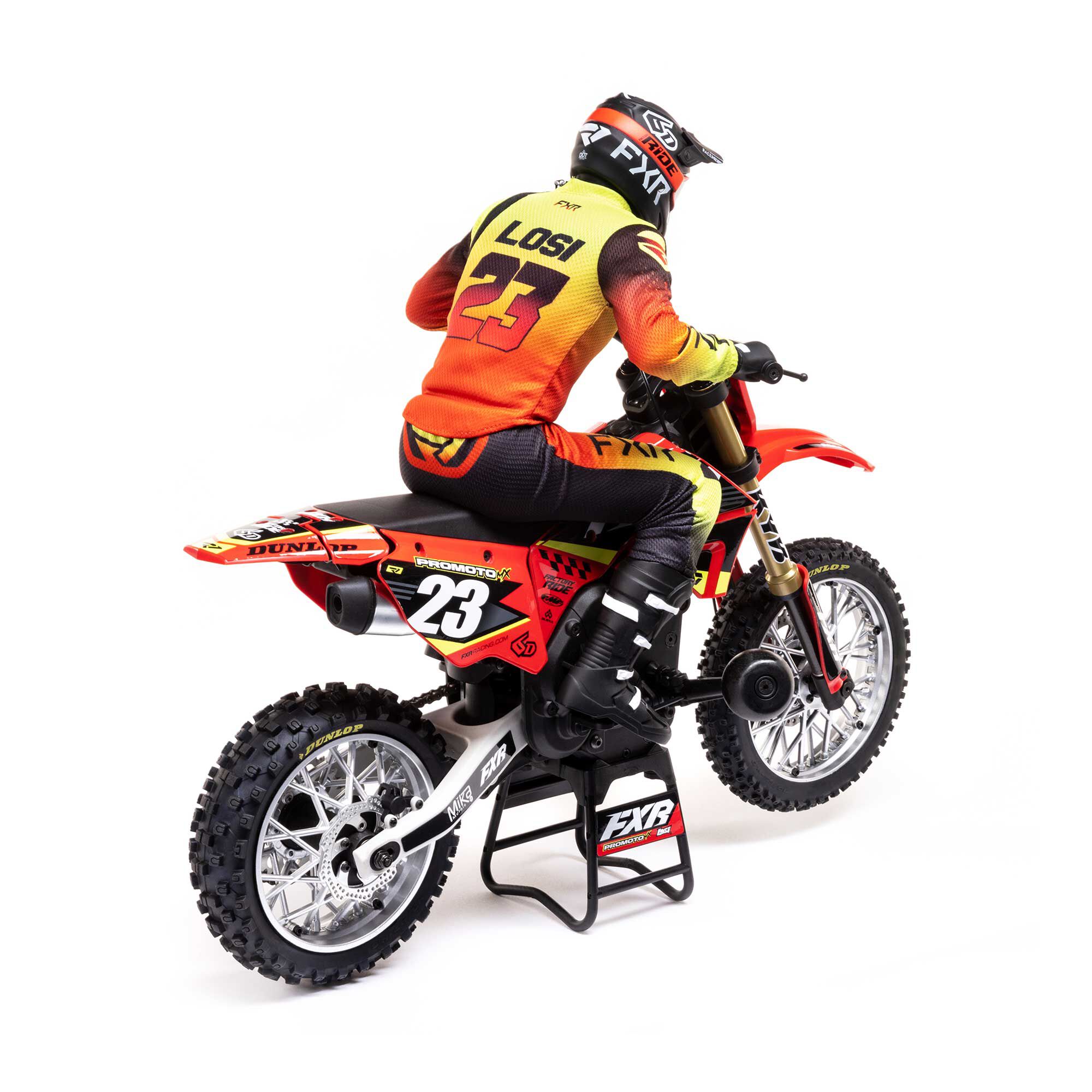 Losi 1/4 Promoto-MX FXR 2S RTR Brushless Motorcycle, Red