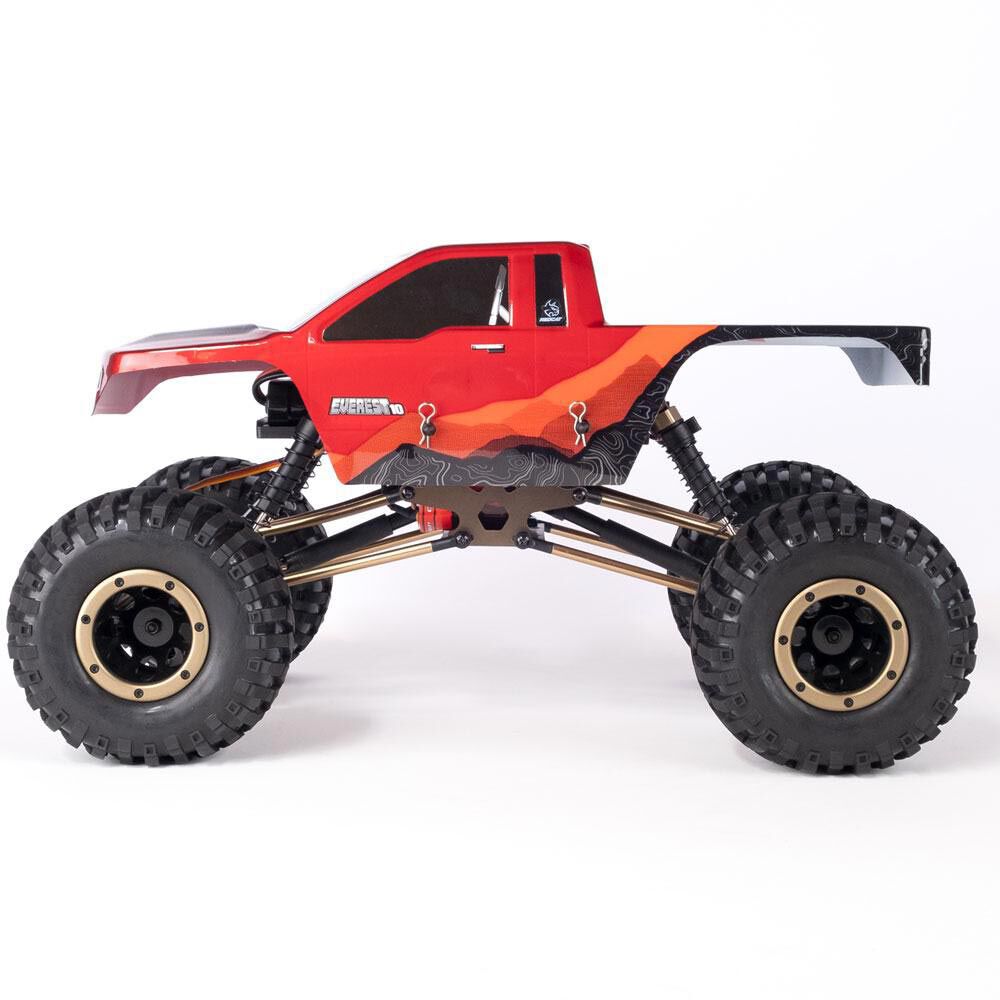 Redcat Racing 1/10 Everest-10 4WD Rock Crawler Brushed RTR, Red/Black