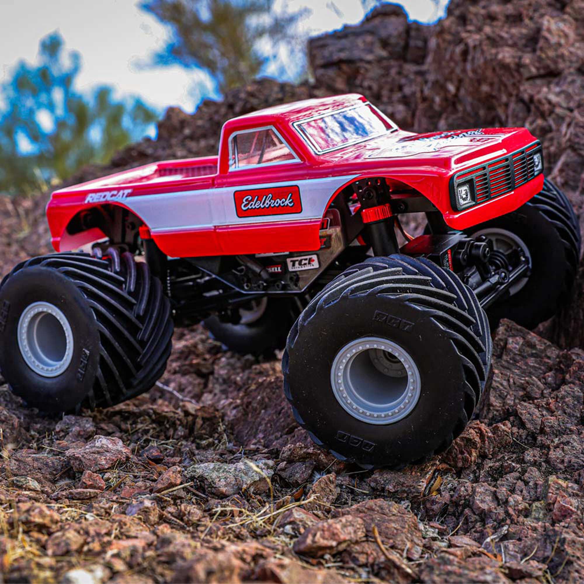 Redcat Racing 1/18 MT-18 4x4 Monster Truck RTR, Red