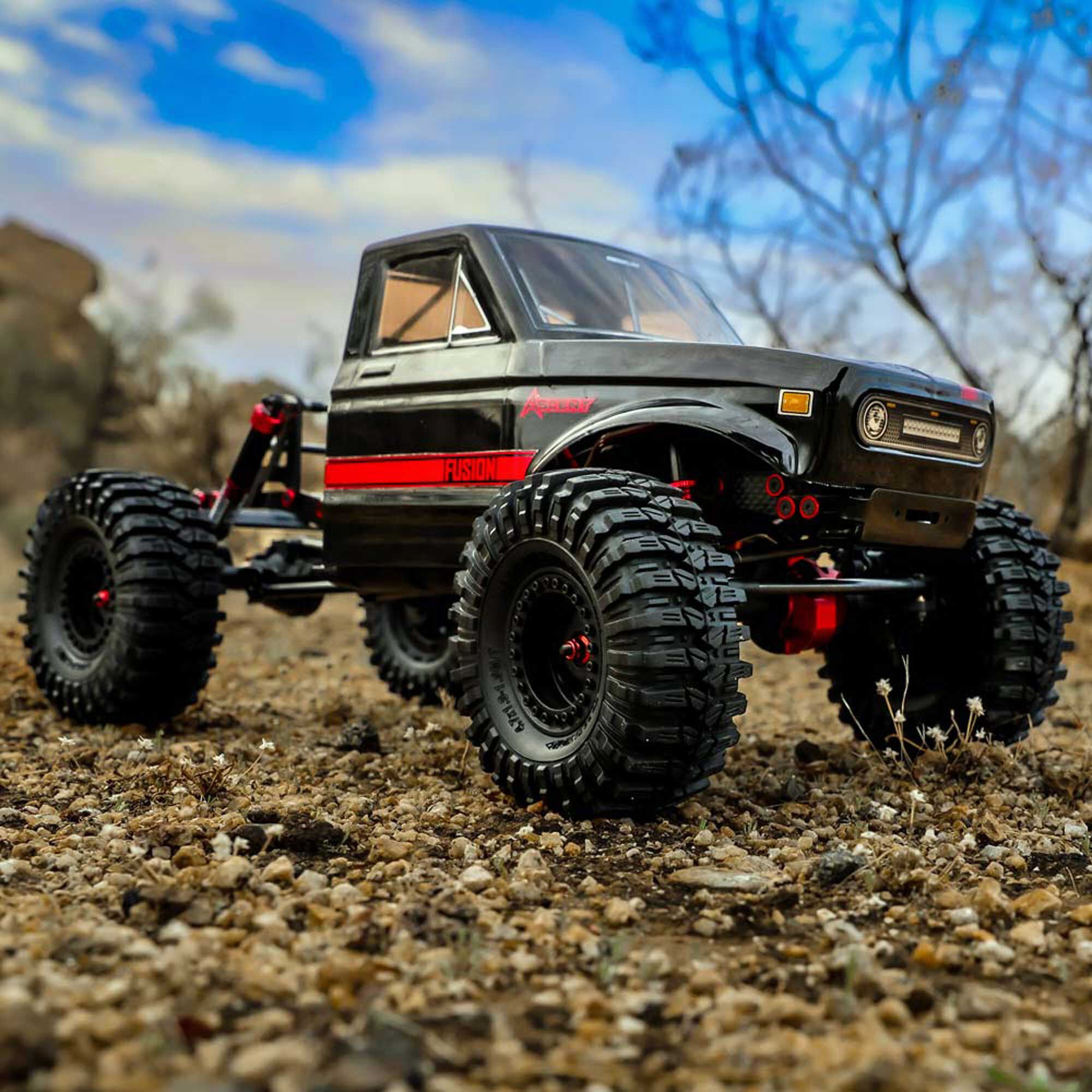 Redcat Racing 1/10 Ascent Fusion 4x4 Rock Crawler RTR, Black