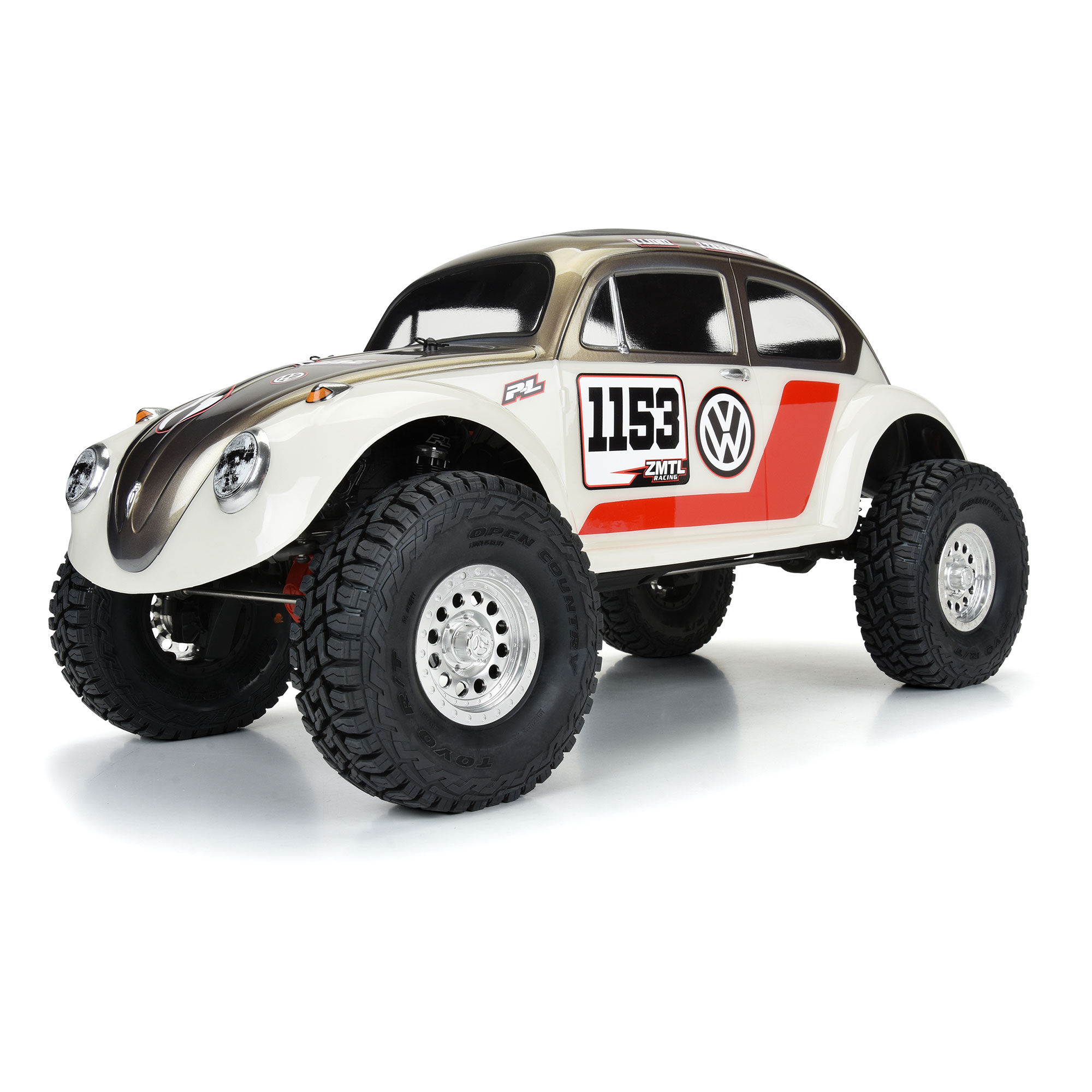 Pro-Line Racing 1/10 Volkswagen Beetle Clear Body 12.3" (313mm) Wheelbase Crawlers