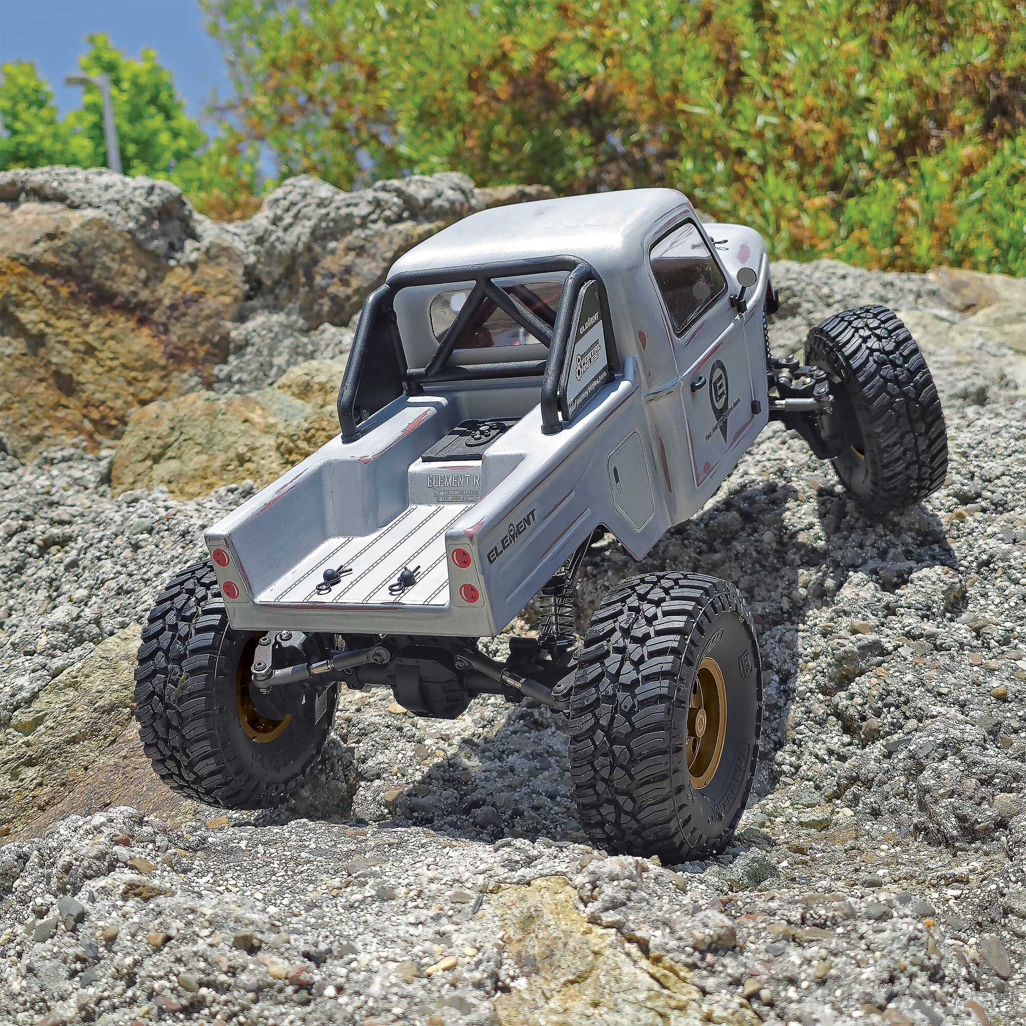 Team Associated 1/10 Enduro Ecto 4x4 Trail Truck RTR, Portal Axles, Gray