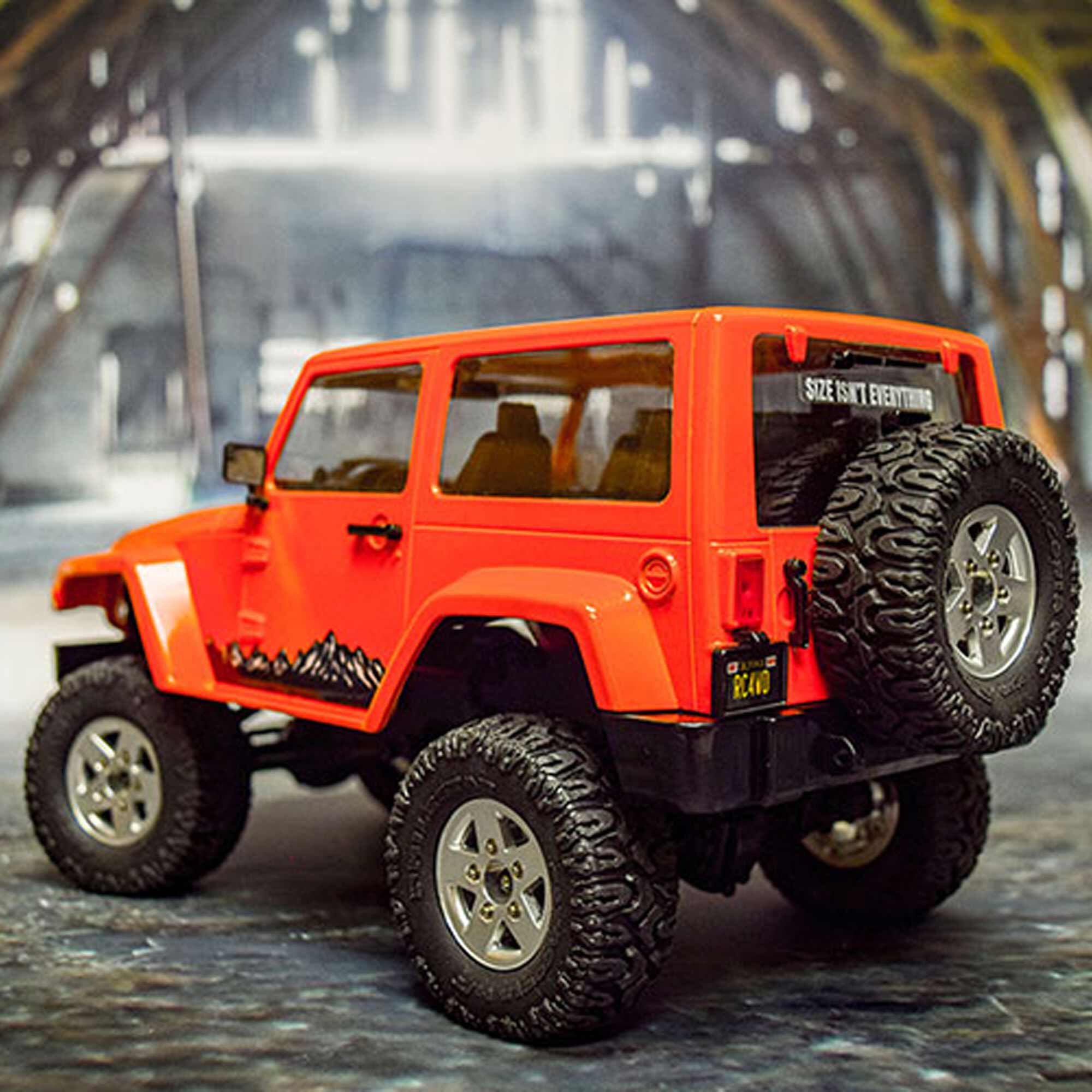 RC4WD 1/18 Gelande II 4WD with Black Rock Body Set RTR, Orange
