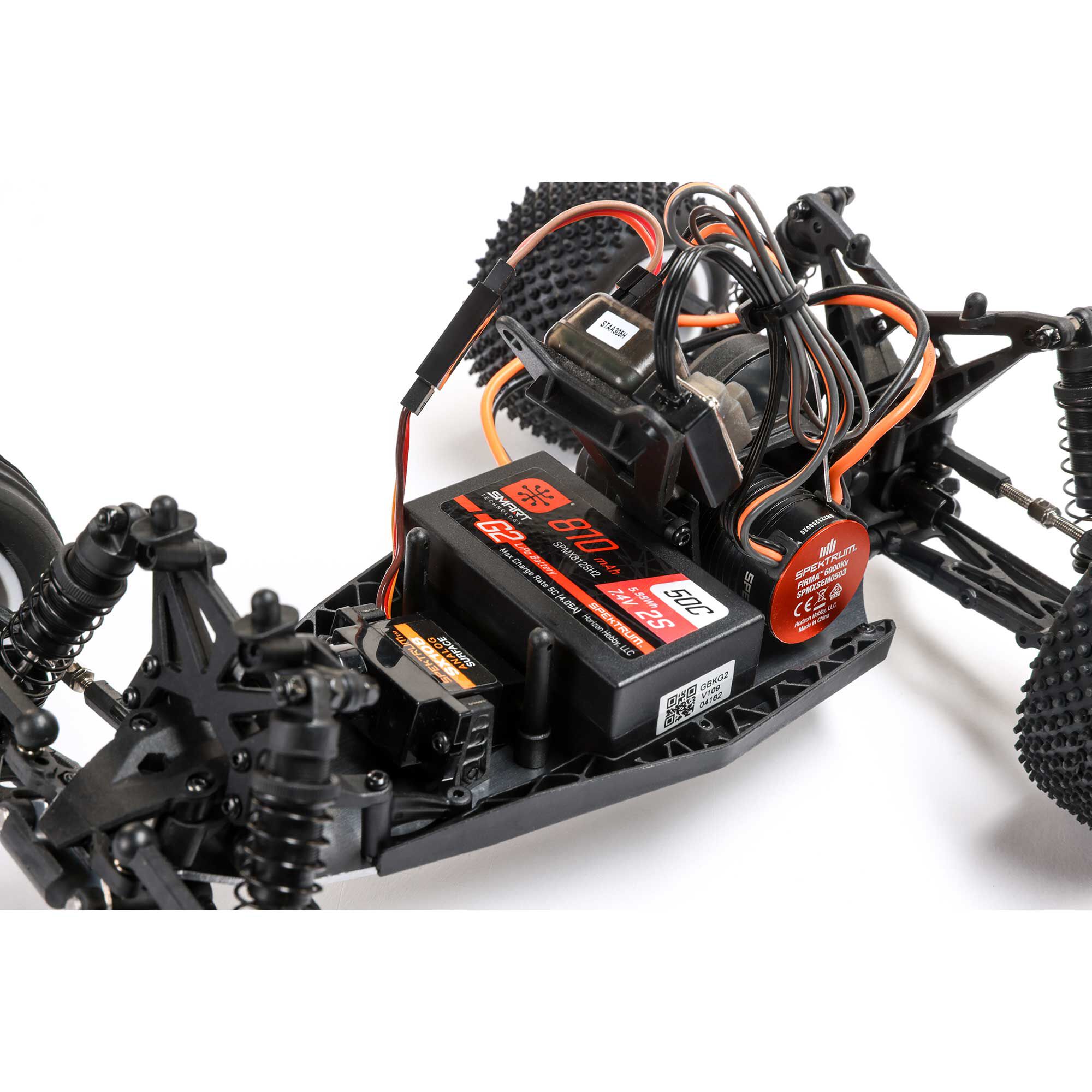 Losi 1/18 Mini-T 2.0 2S 2WD RTR Brushless Stadium Truck (Battery & Charger included) Red