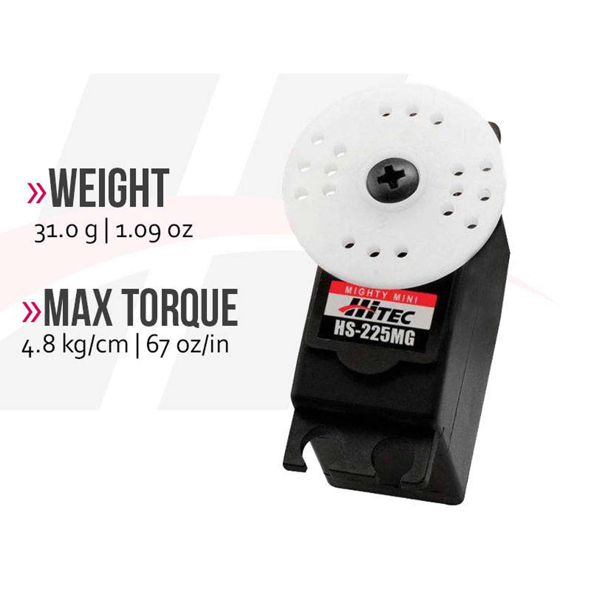 Hitec RCD Inc. HS-225MG Mini Analog Metal Gear Servo
