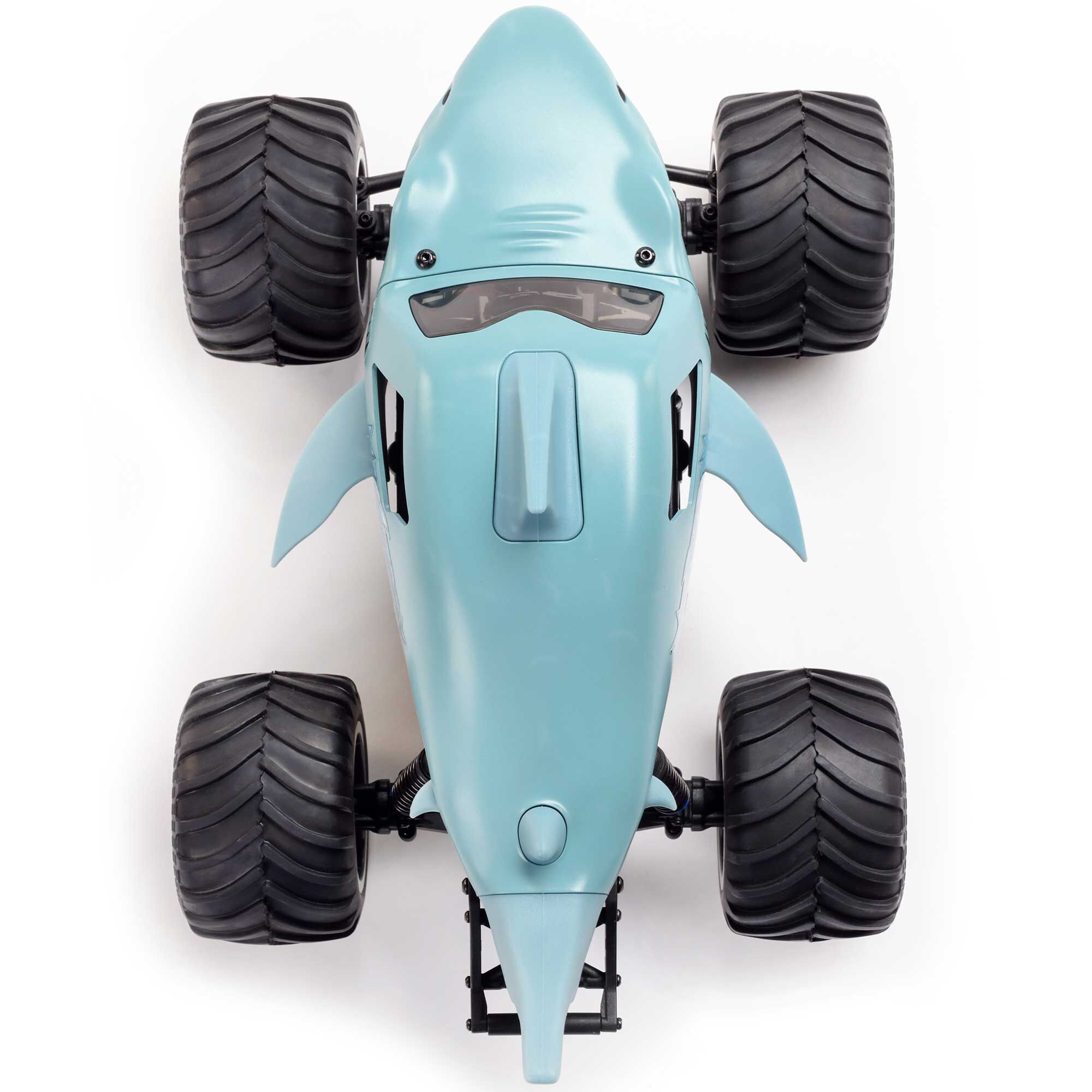 Losi 1/18 Mini LMT Megalodon 2S 4X4 RTR Brushed Monster Truck (Battery & Charger Included), Blue