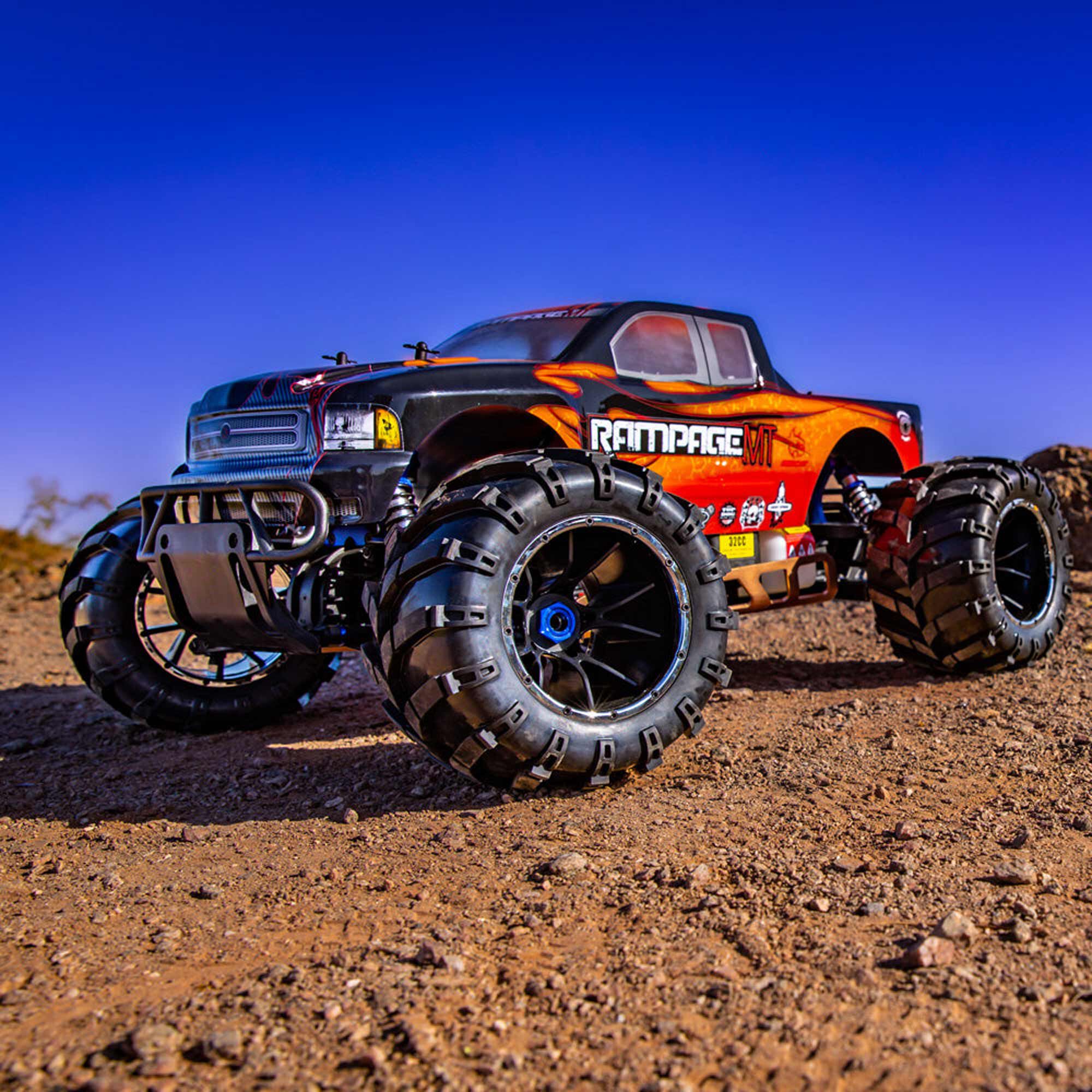 Redcat Racing 1/5 Rampage MT V3 4X4 Gas Monster Truck RTR, Orange Flame