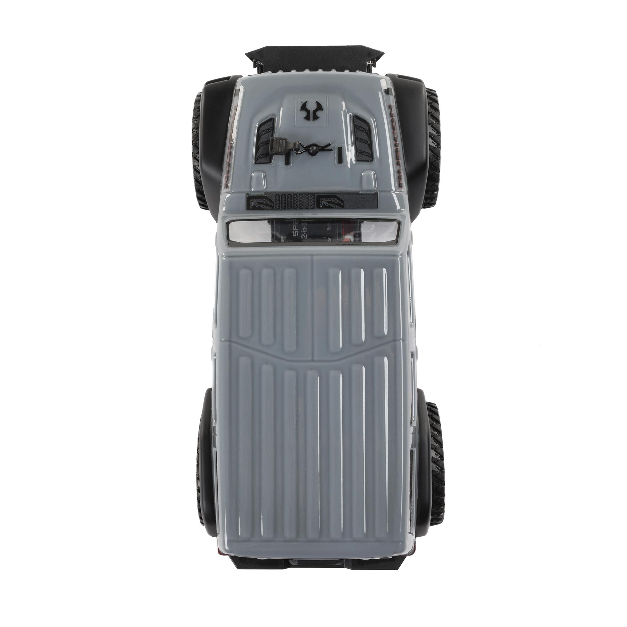 Axial 1/24 SCX24 2019 Jeep Wrangler JLU CRC 4X4 RTR Brushed Rock Crawler (Battery & Charger Included), Gray