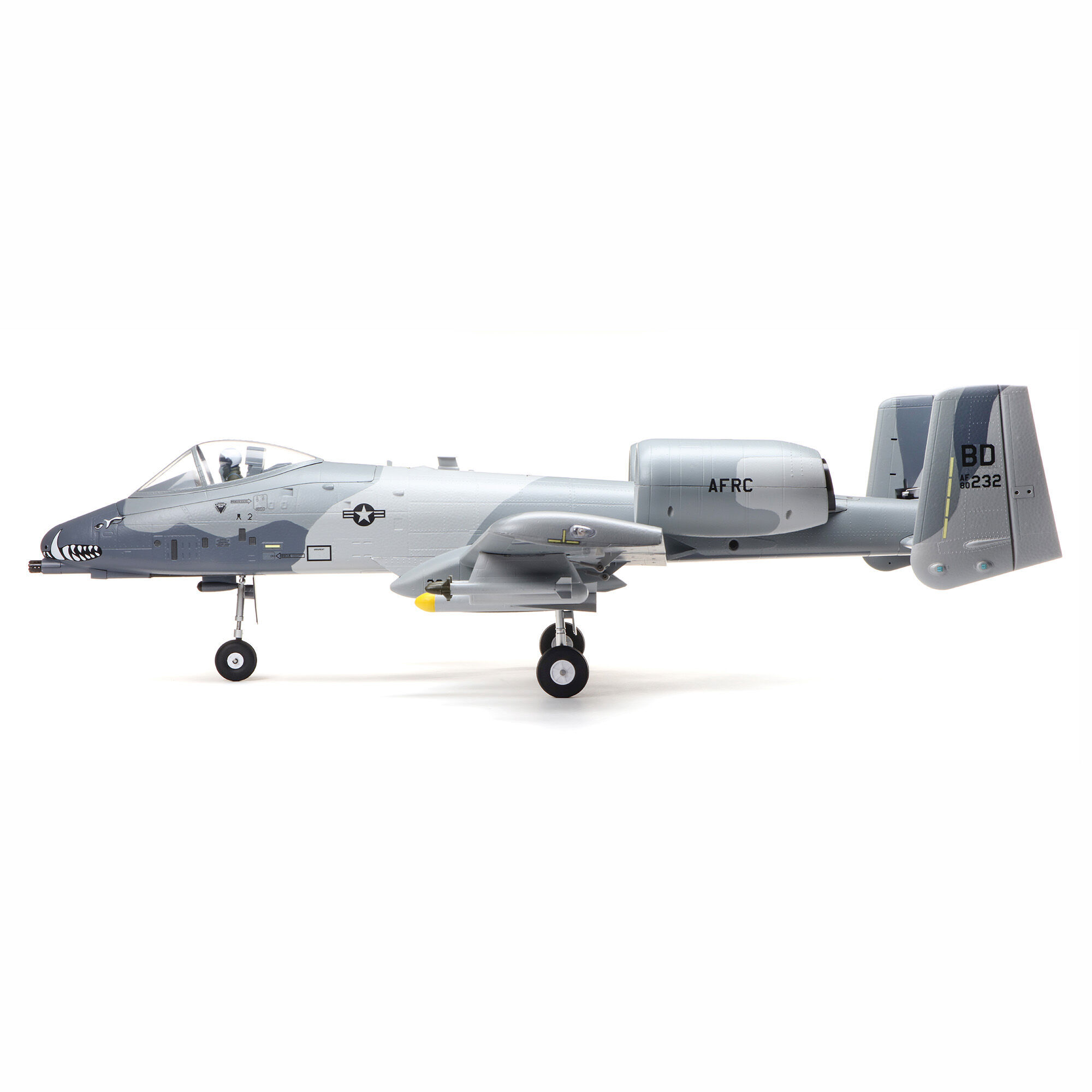 E-flite A-10 Thunderbolt II Twin 64mm EDF BNF Basic with AS3X and SAFE Select