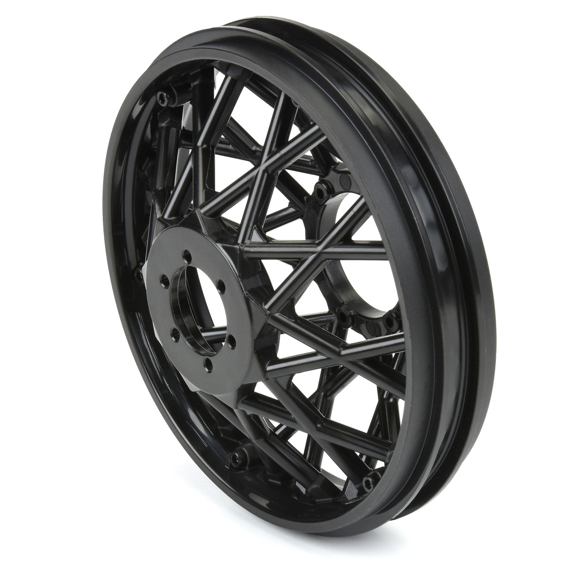 Pro-Line Racing 1/4 Bullyspoke V2 Bead Rear Wheel Black: Promoto-MX
