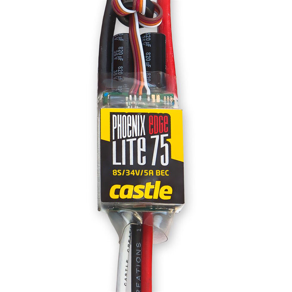 Castle Creations Phoenix Edge Lite 75, 34V 75-Amp ESC with 5-Amp BEC