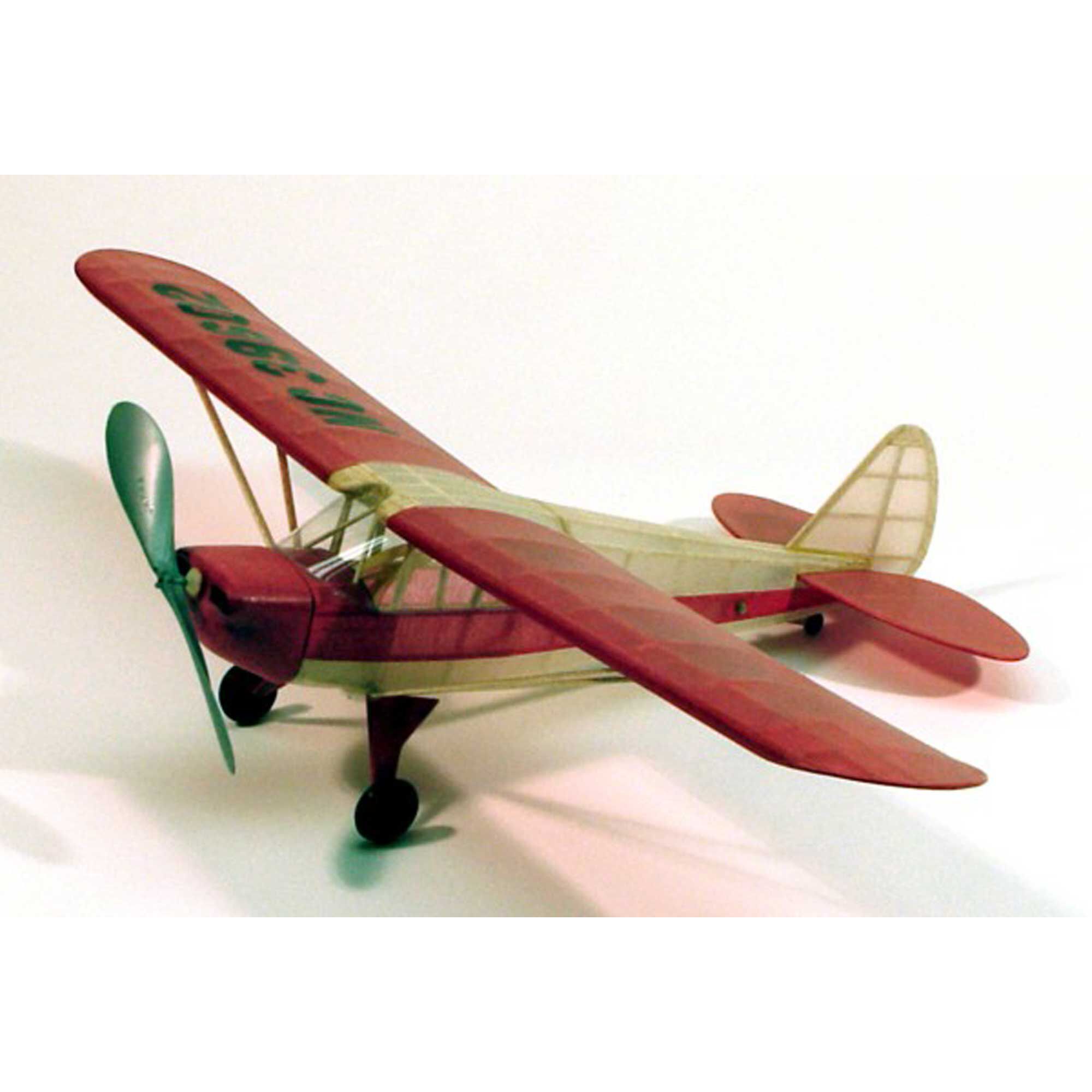 Dumas Products, Inc. Piper J4-E Cub Coupe Rubber Powered Kit, 17.5"