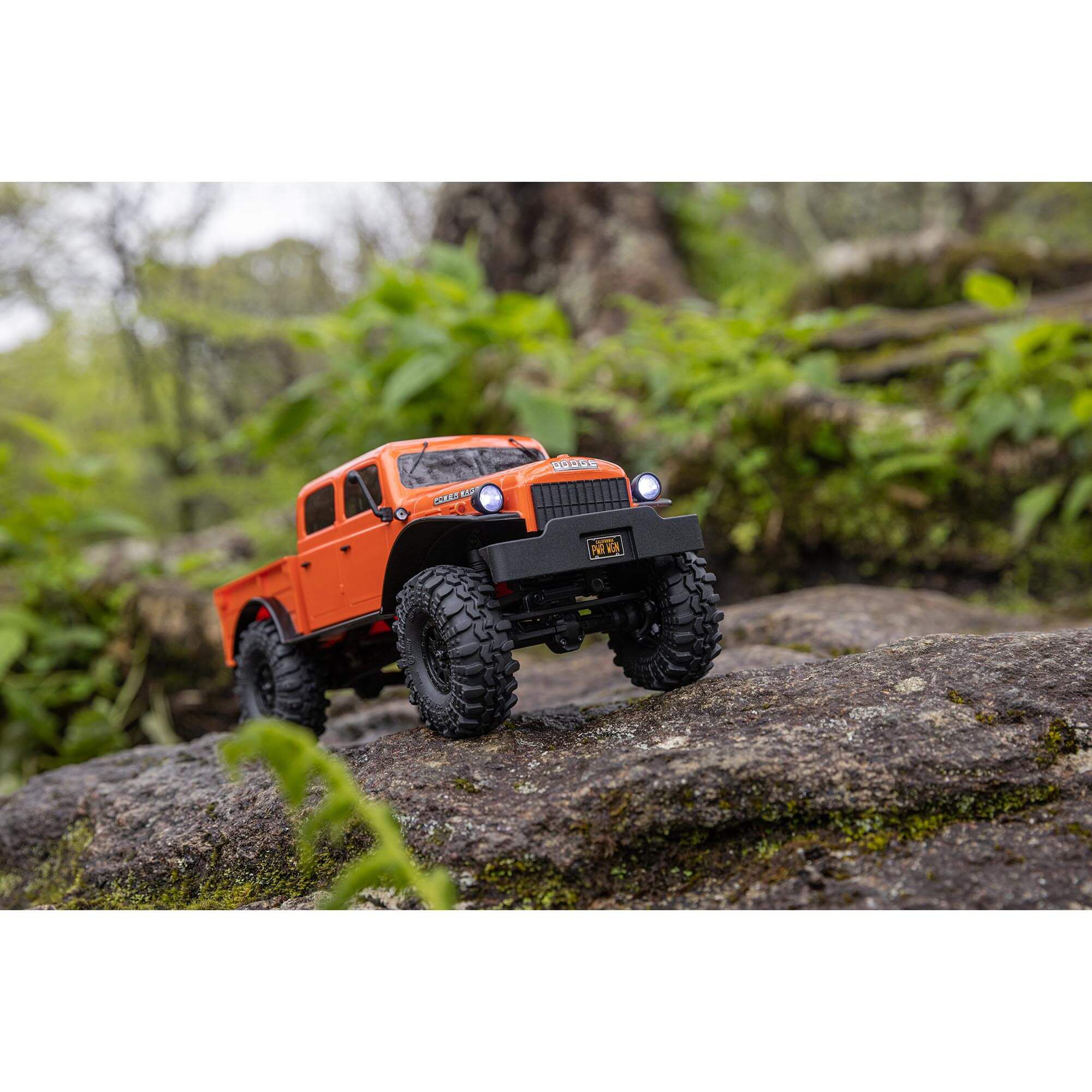 Axial 1/24 SCX24 Dodge Power Wagon 4X4 RTR Brushed Rock Crawler (Battery & Charger Included), Orange