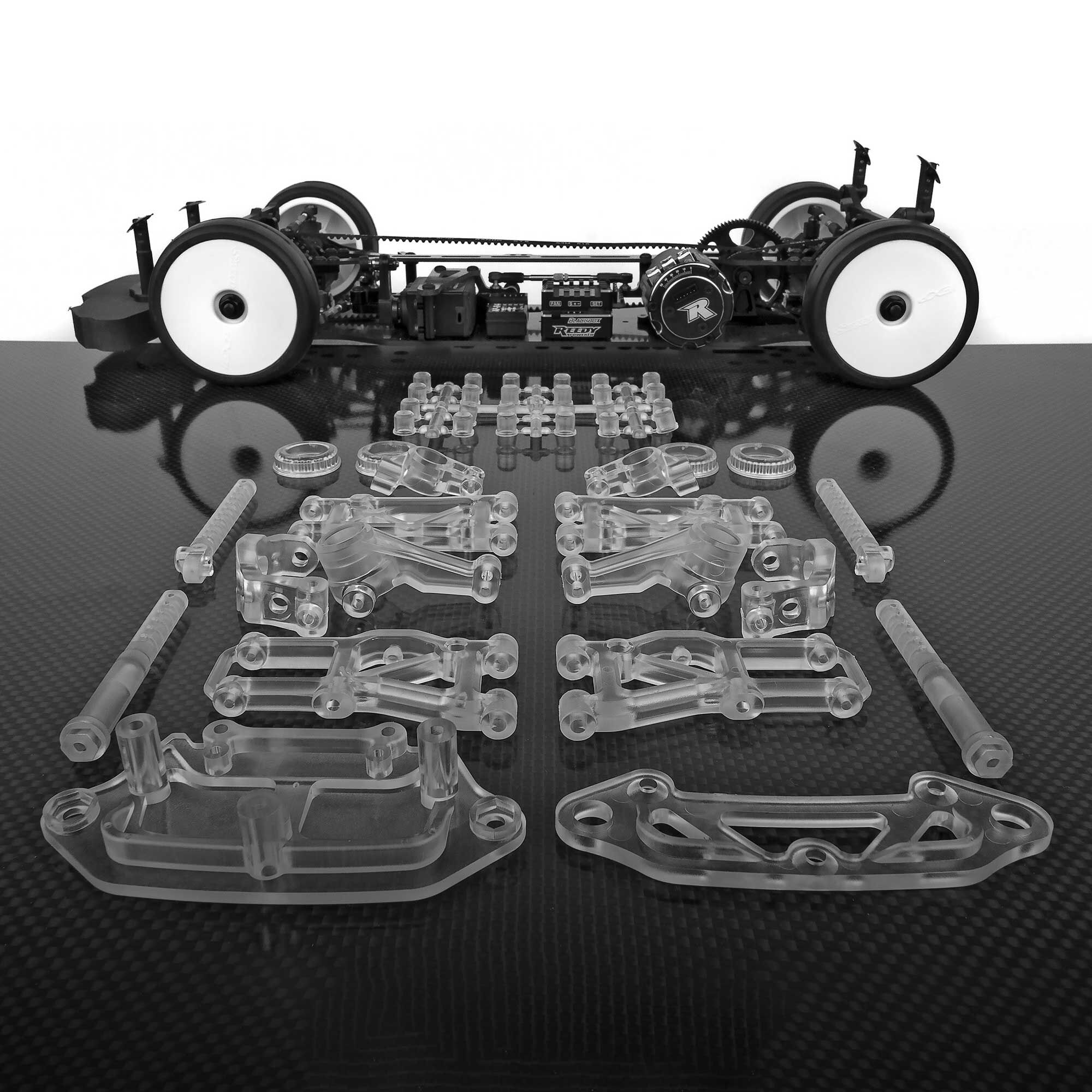 Team Associated 1/10 TC7.2cc 4x4 On-Road Touring Team Kit, Competition Collector's Clear Edition (LIMITED EDITION)