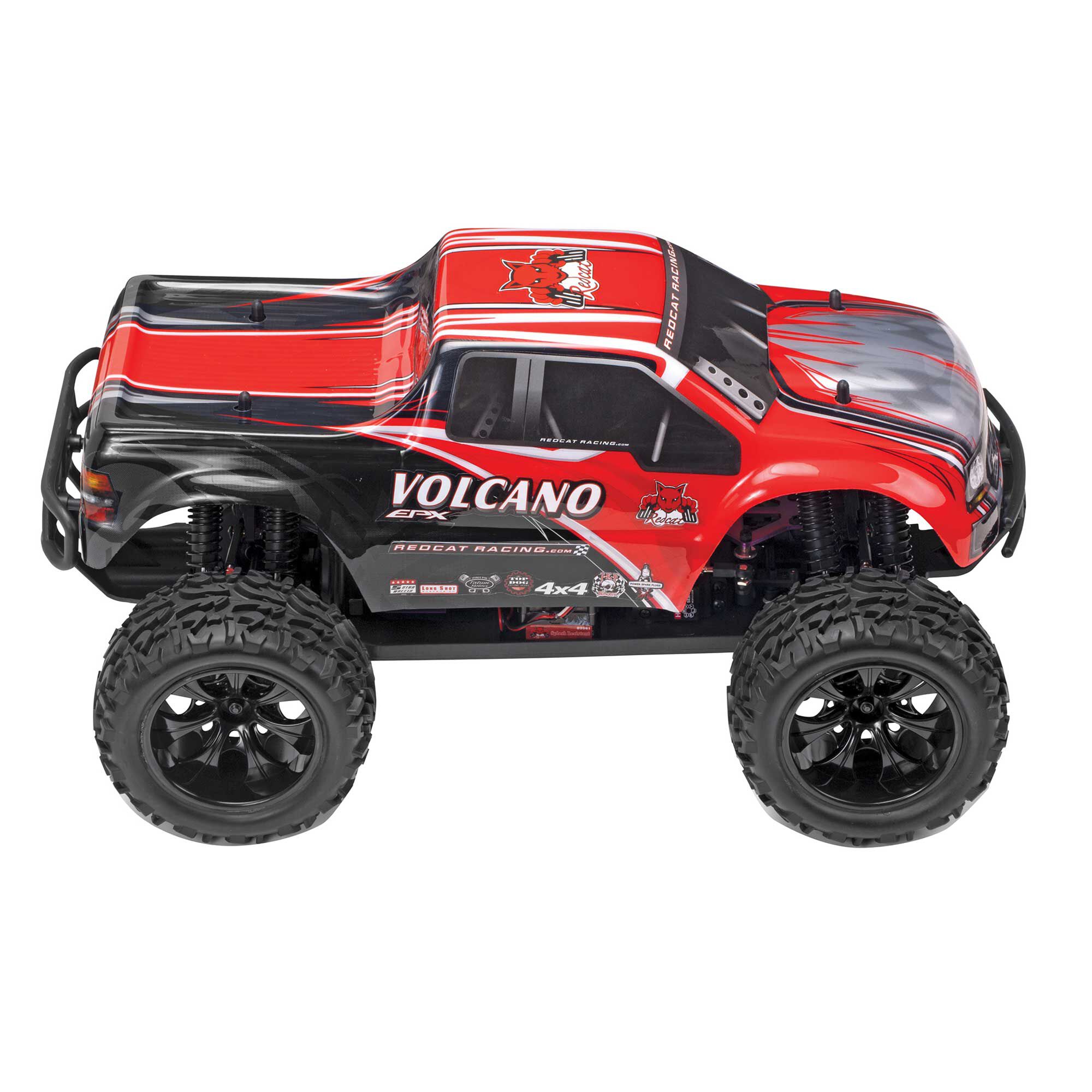 Redcat Racing 1/10 Volcano EPX 4WD Monster Truck Brushed RTR, Red