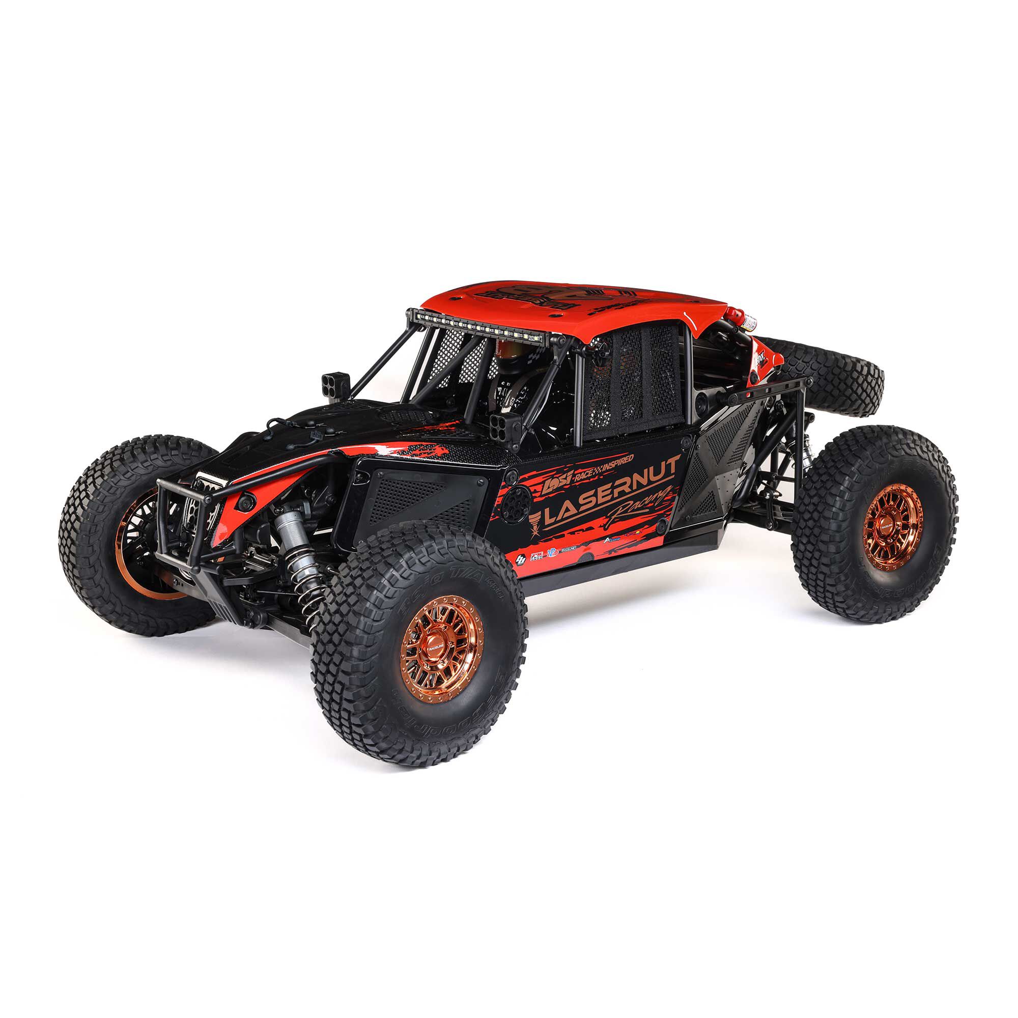 Losi 1/6 8IGHT Super Lasernut 6S 4X4 RTR Brushless Desert Buggy, Red
