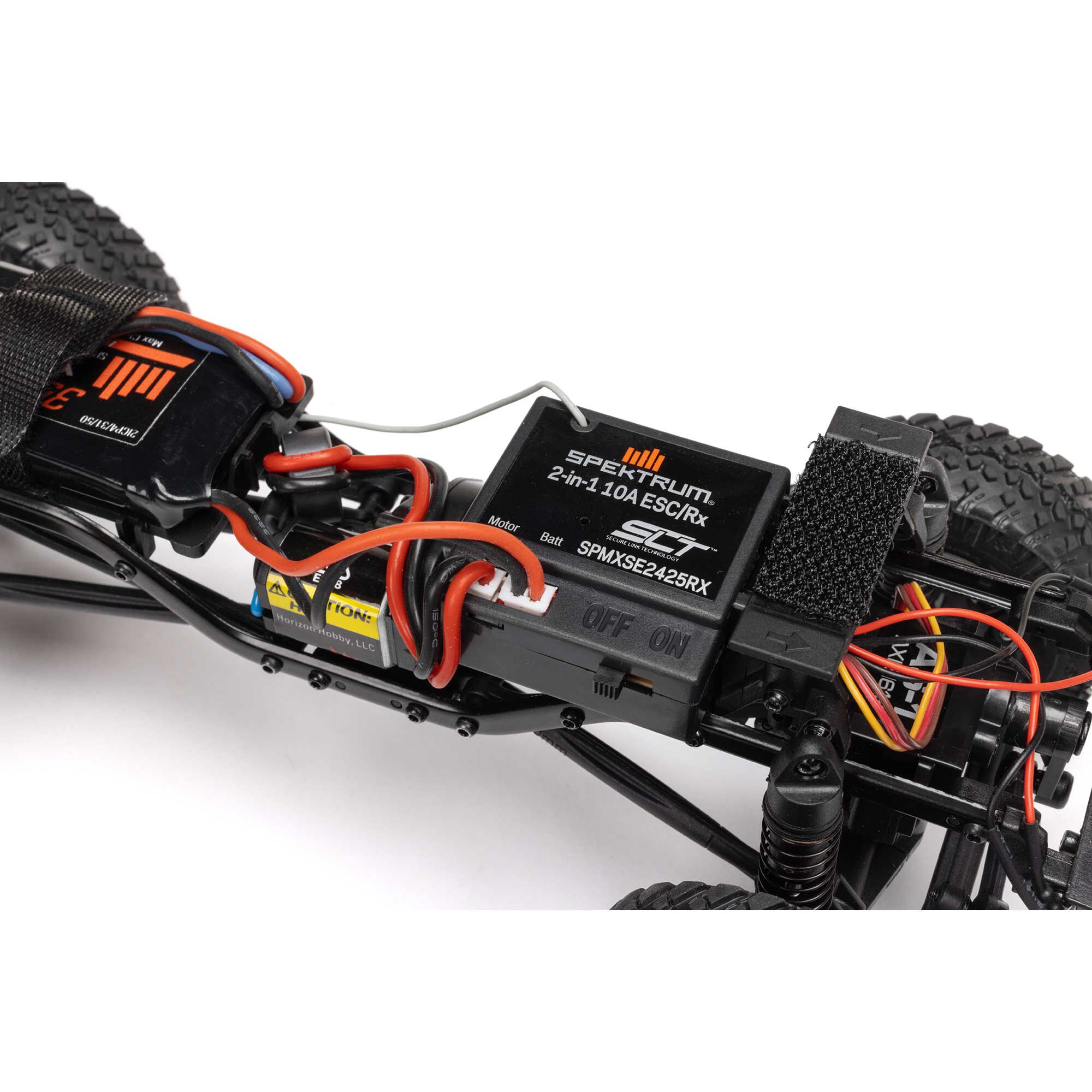 Axial 1/24 SCX24 Jeep JT Gladiator 4X4 RTR Brushed Rock Crawler (Battery & Charger Included), Green