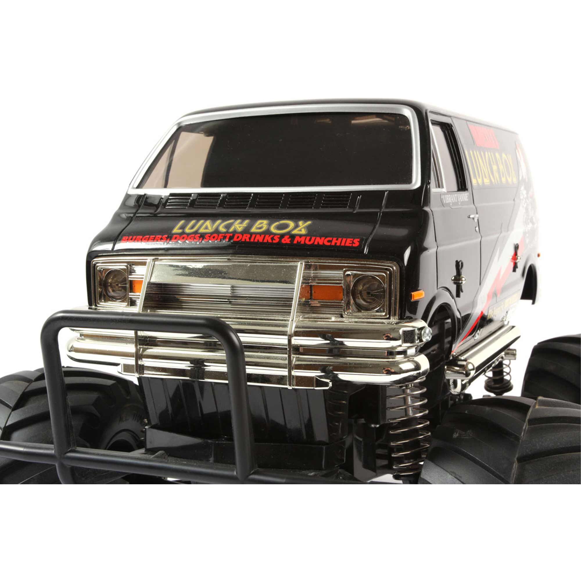 Tamiya 1/12 Lunch Box 2WD Monster Truck Kit, Black
